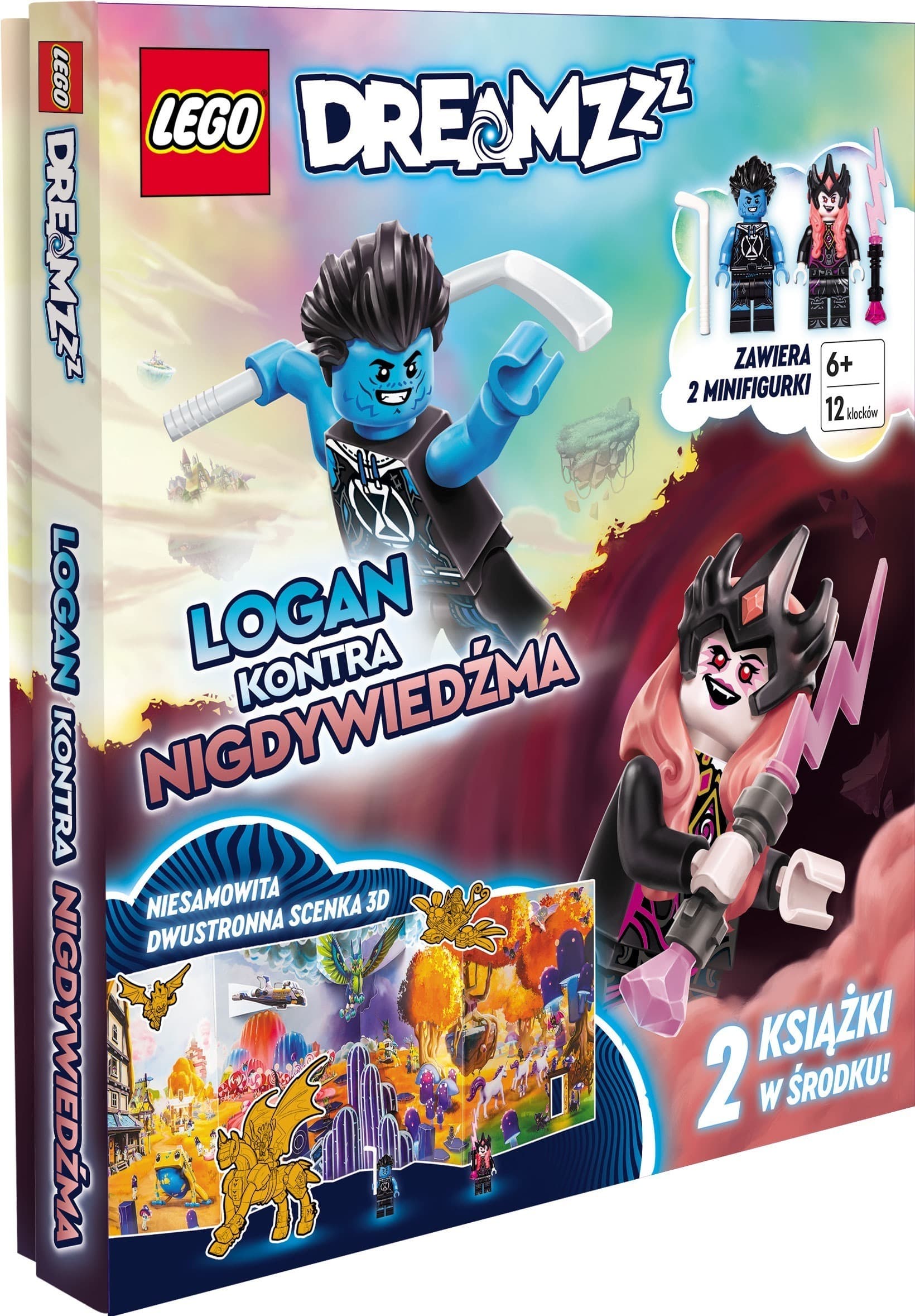 Lego DREAMZzz Logan kontra Nigdywiedźma Z książkami 3D