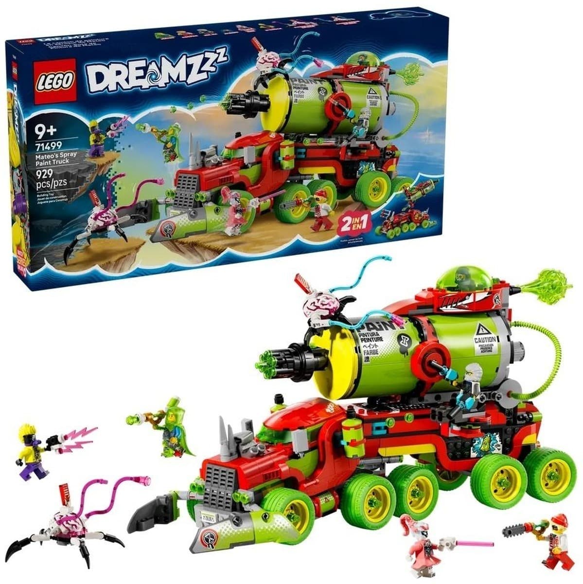 LEGO DREAMZZZ Sprayowa Ciężarówka Mateo 71499 zestaw konstrukcyjny
