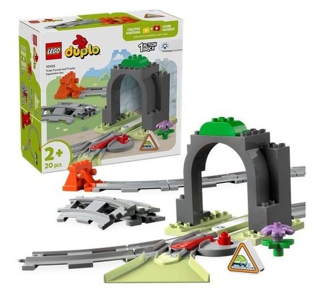 LEGO DUPLO TOWN Tunel i tory kolejowe zestaw rozszerzający