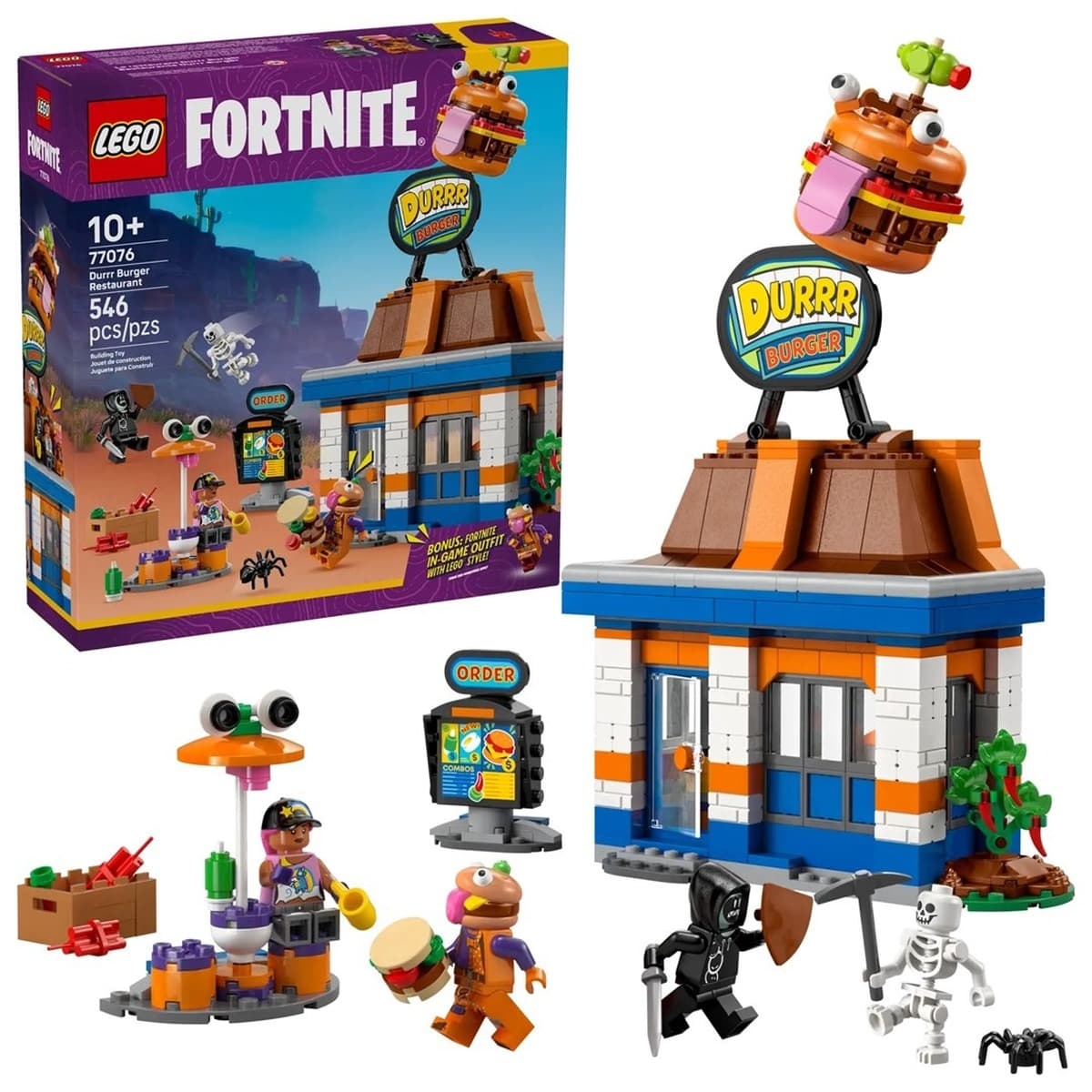 LEGO Fortnite Restauracja Durrr Burgerownia 546 elementów