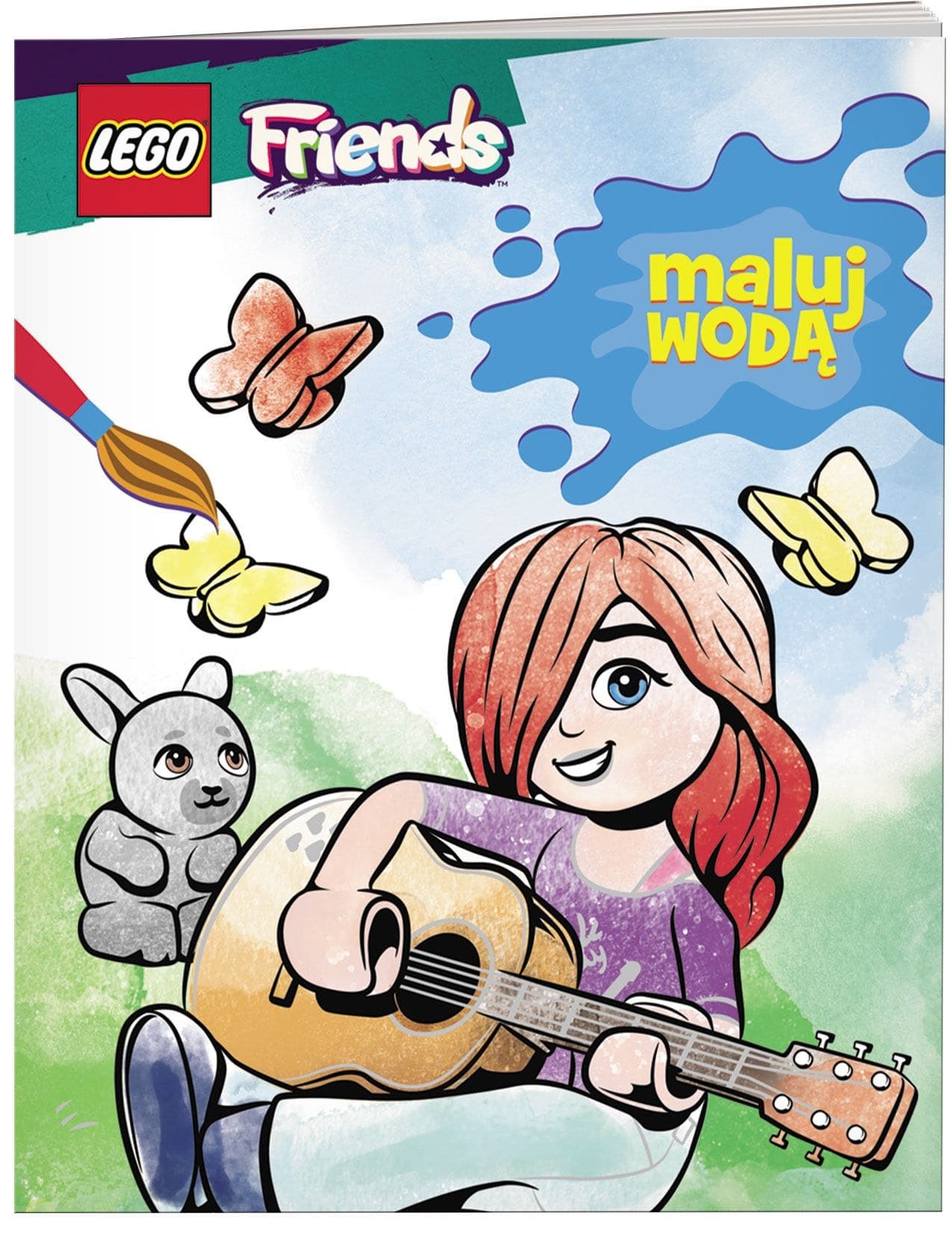 Lego Friends Malowanka wodna książka z pędzelkiem 16 stron
