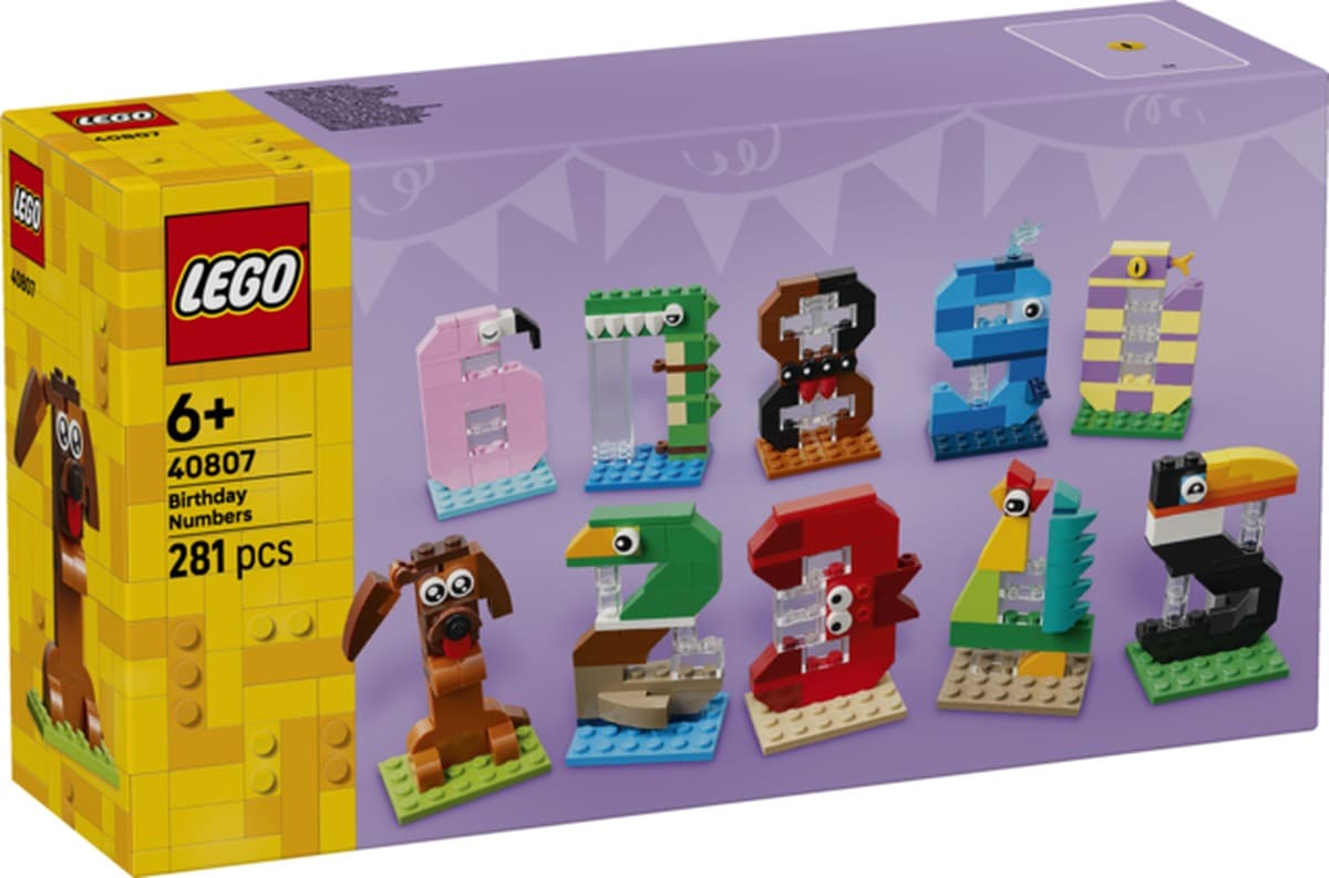 LEGO Inne 40807 - Urodzinowe cyferki