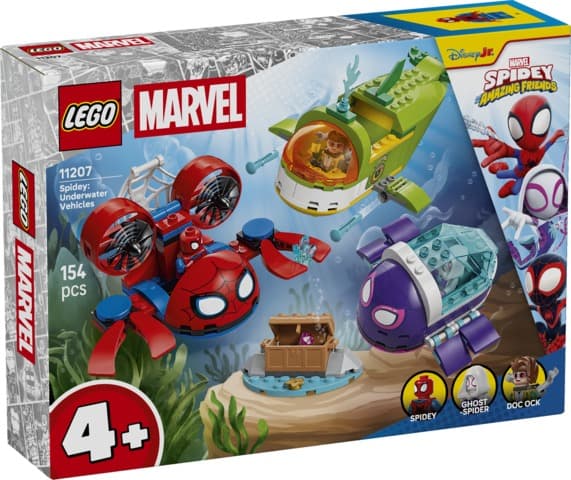 LEGO Marvel Spidey Podwodne Pojazdy dla Dzieci 4+