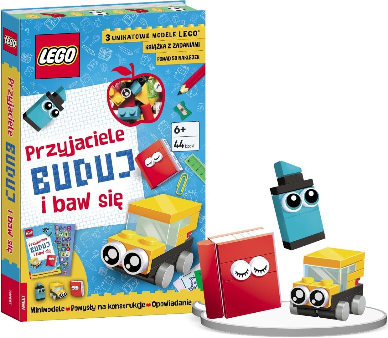 LEGO Master. Przyjaciele - książka z naklejkami i zadaniami dla dzieci 6+