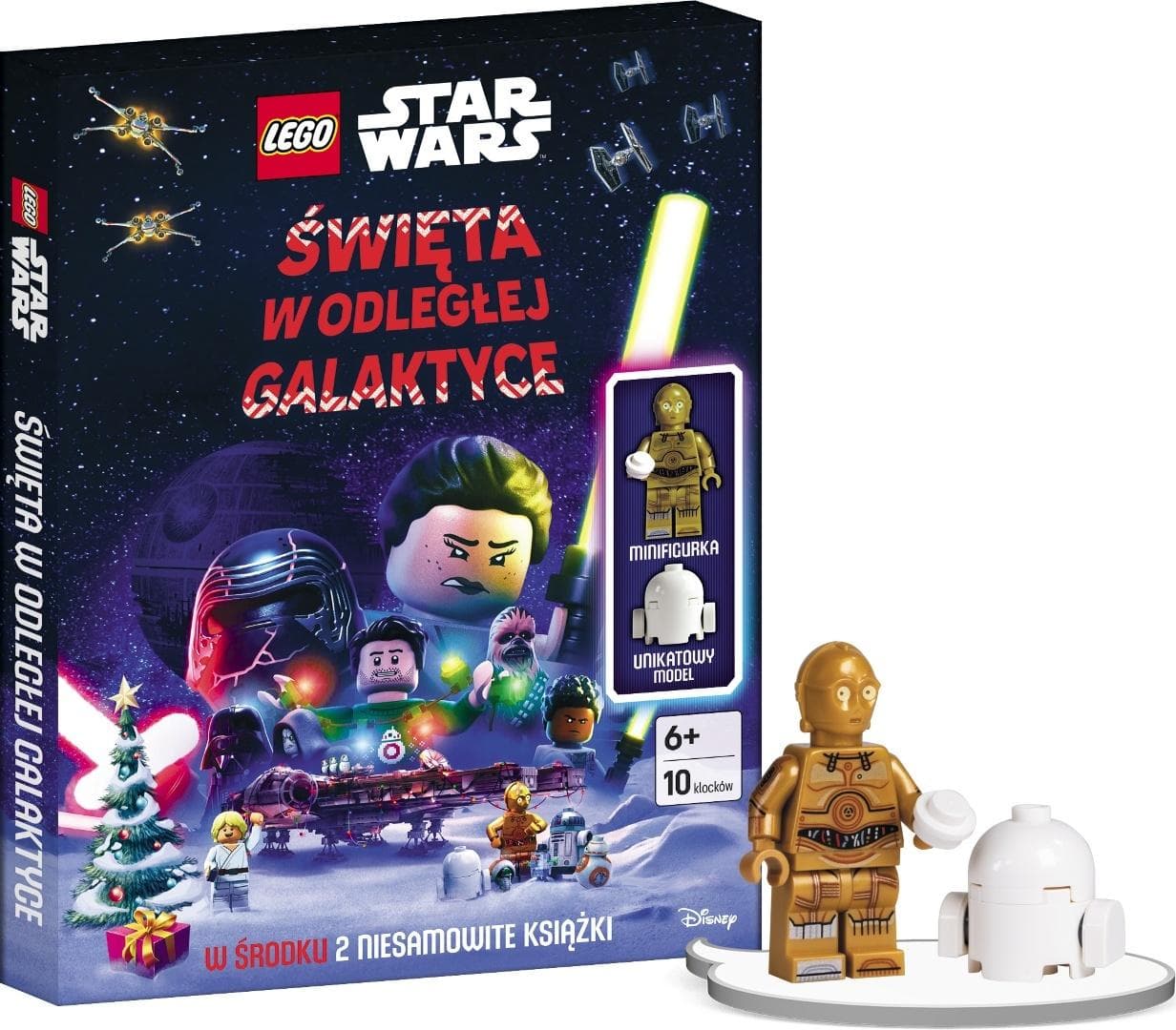 LEGO Star Wars Święta w Odległej Galaktyce - książka z minifigurką i modelem