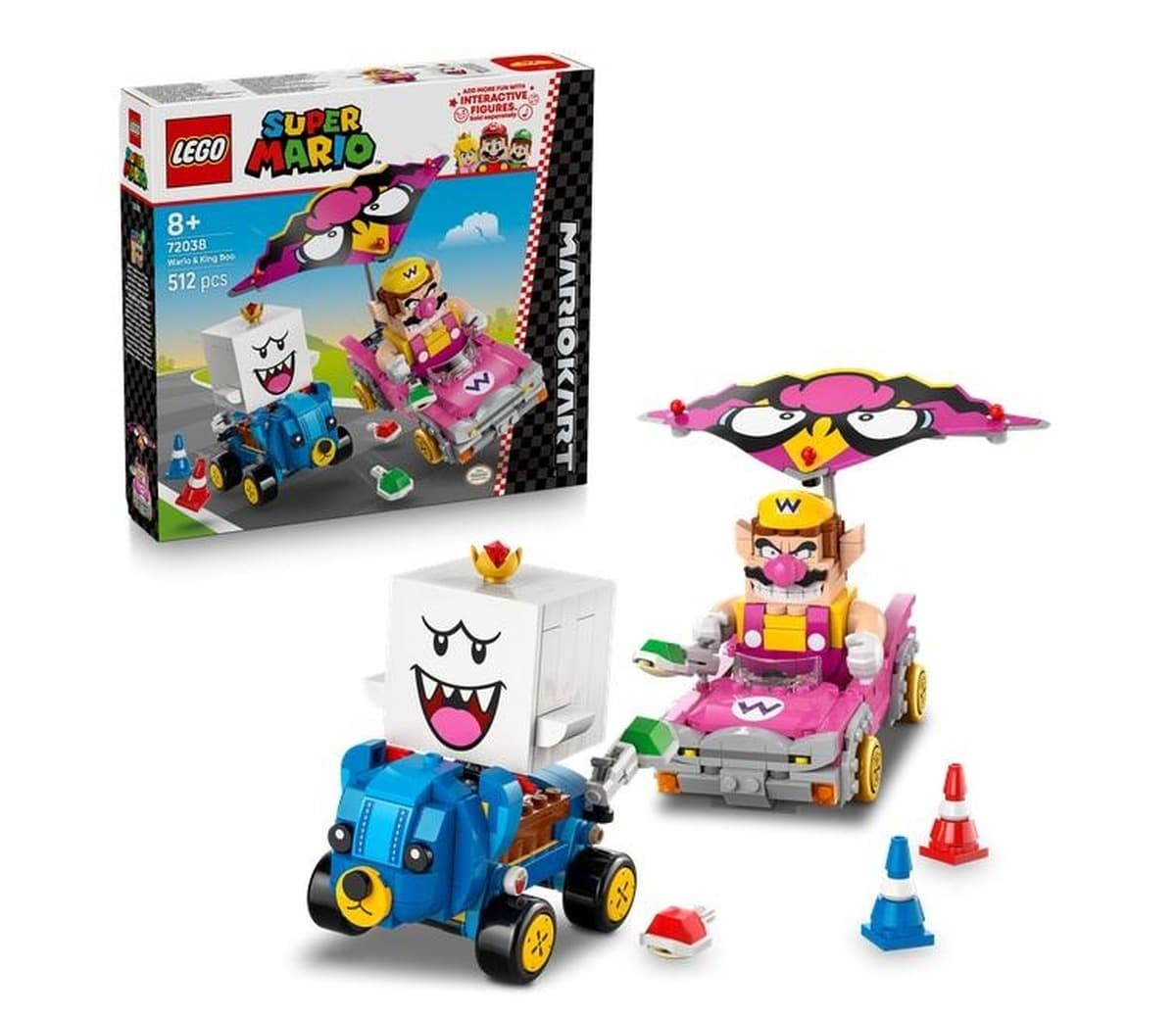 LEGO Super Mario Mario Kart - Wario i King Boo 512 el.