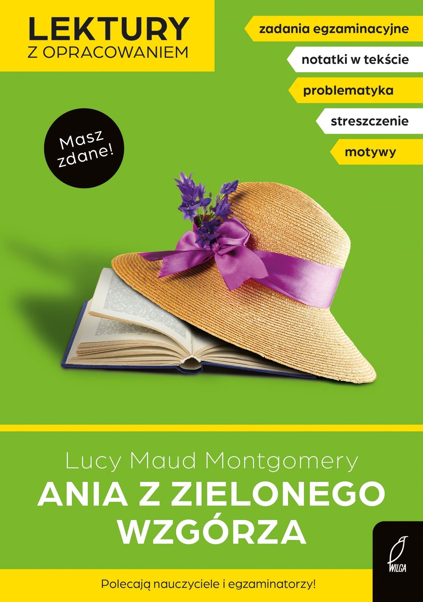 Lektura szkolna z opracowaniem Ania z Zielonego Wzgórza