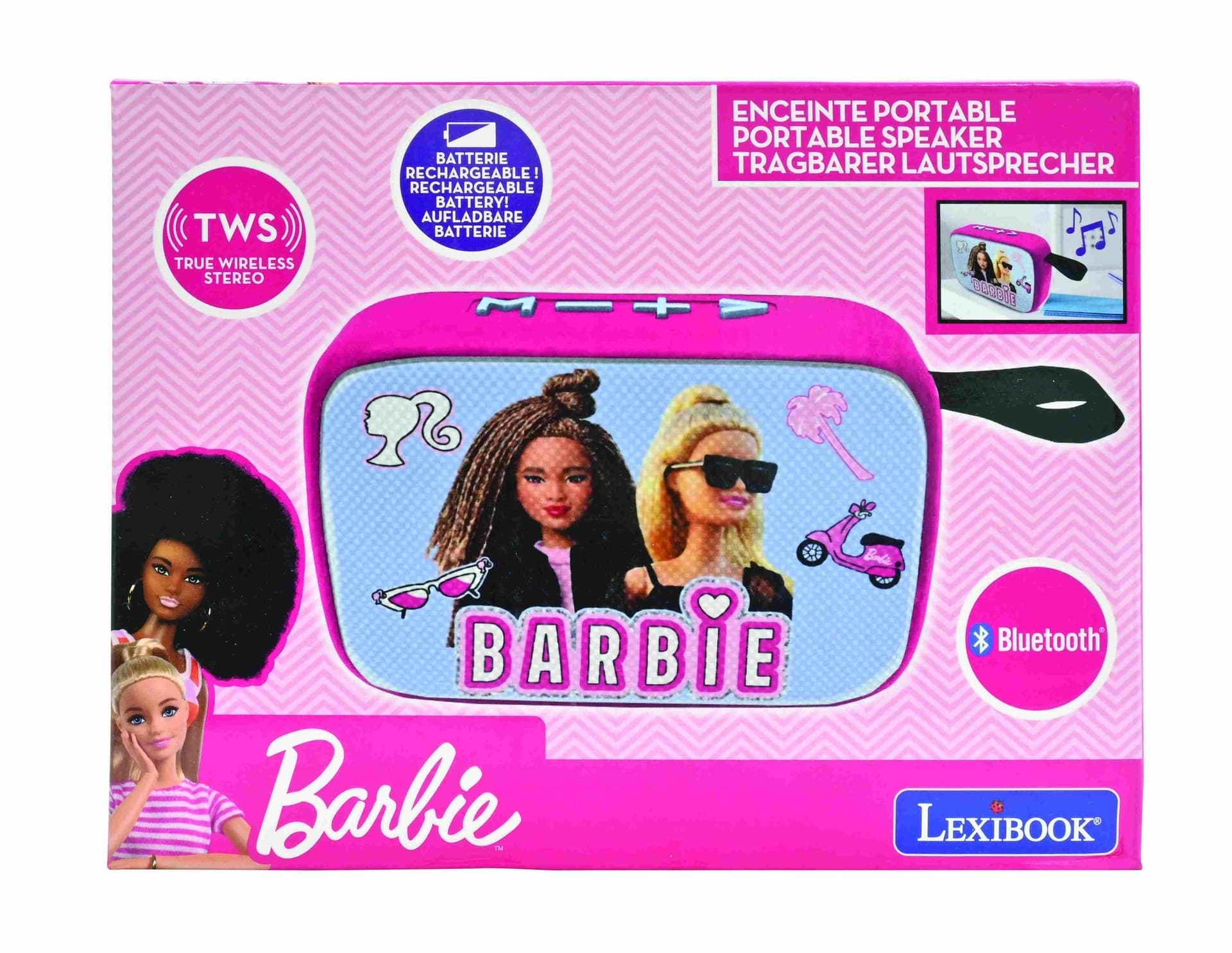 Lexibook Głośnik Bluetooth Barbie BT018BB