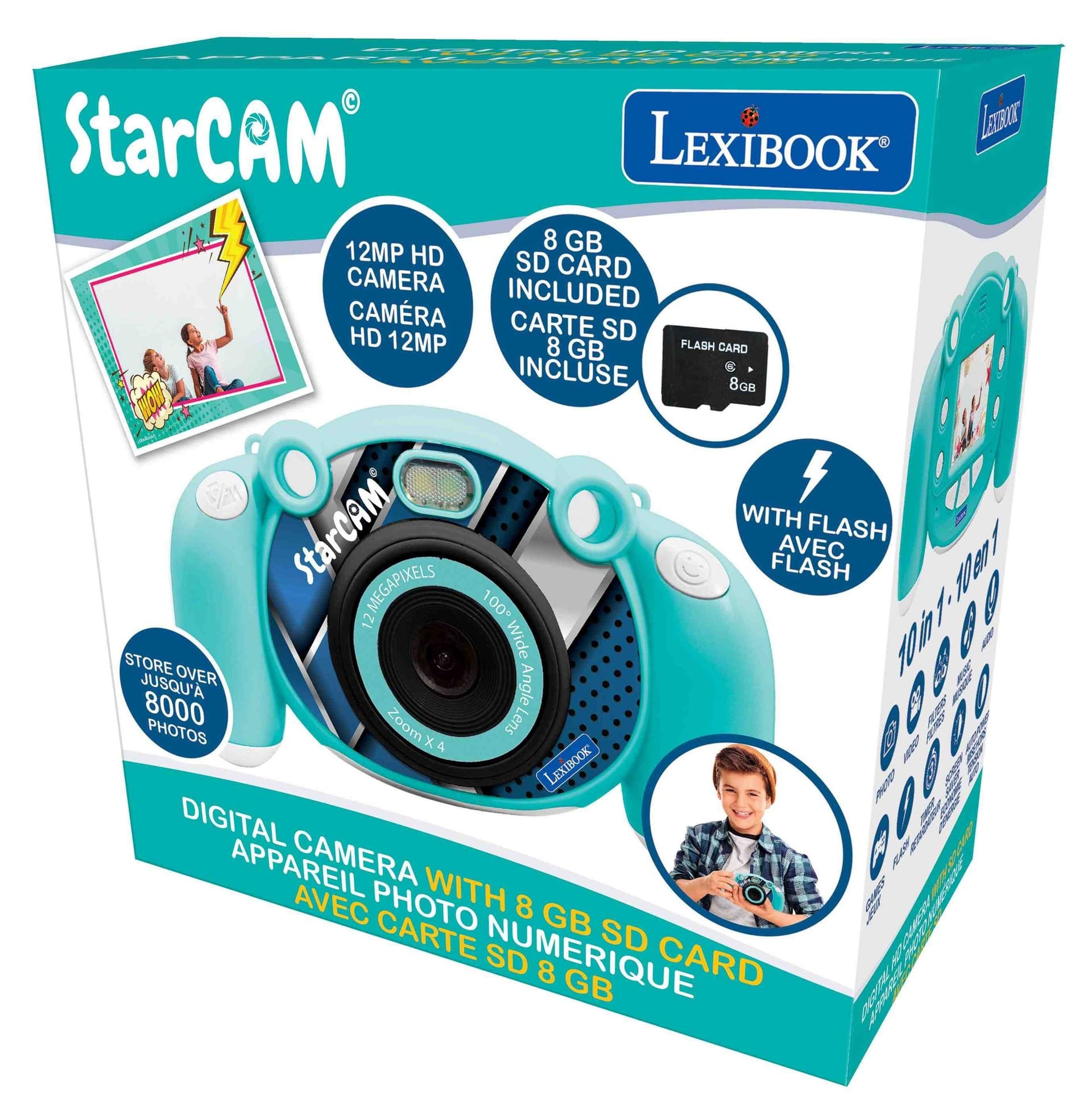 Lexibook Kamera i Aparat Fotograficzny HD Starcam DJ080