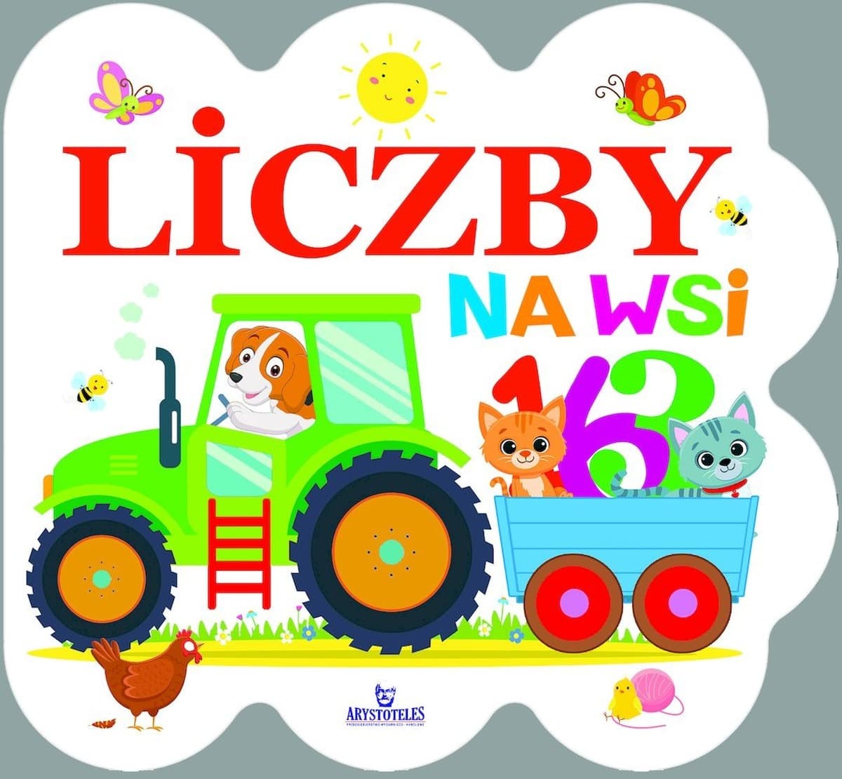 Liczby na wsi - książeczka edukacyjna dla dzieci Jarek Żukowski, Ewelina Chmielińska