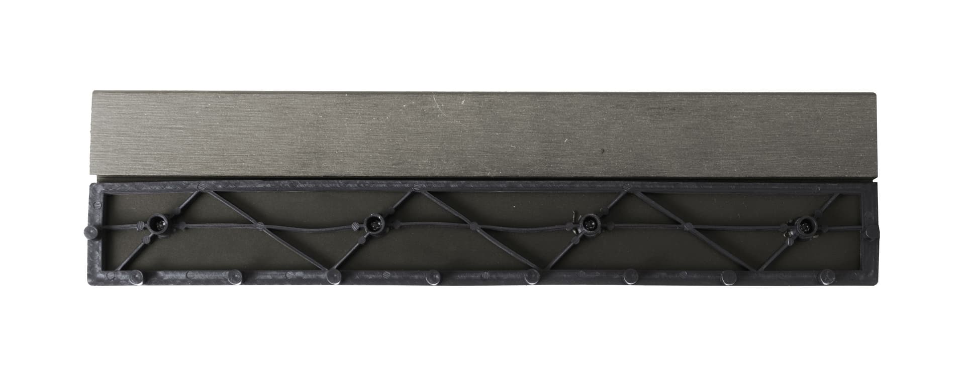 Listwa zakończeniowa G21 Incana do płytek WPC 30 x 7,5 cm prosta-