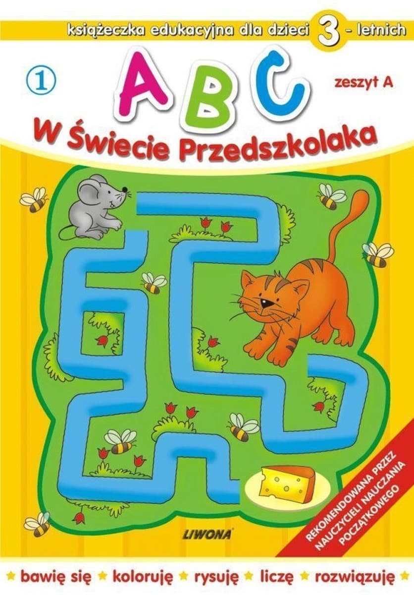 Liwona ABC w świecie przedszkolaka Zeszyt dla 3 latka
