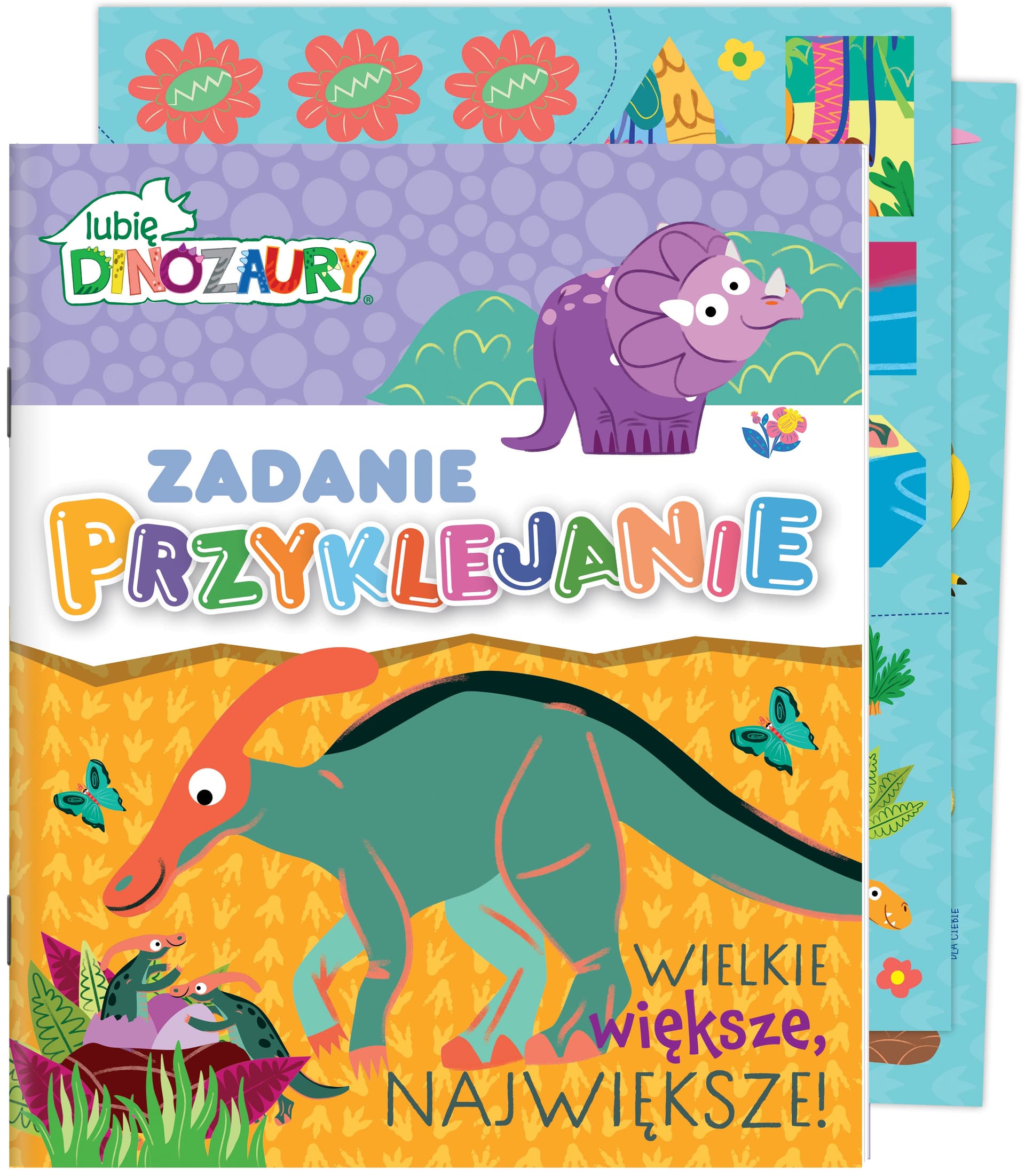 Lubię dinozaury. Zadanie przyklejanie. Wielkie - praca zbiorowa