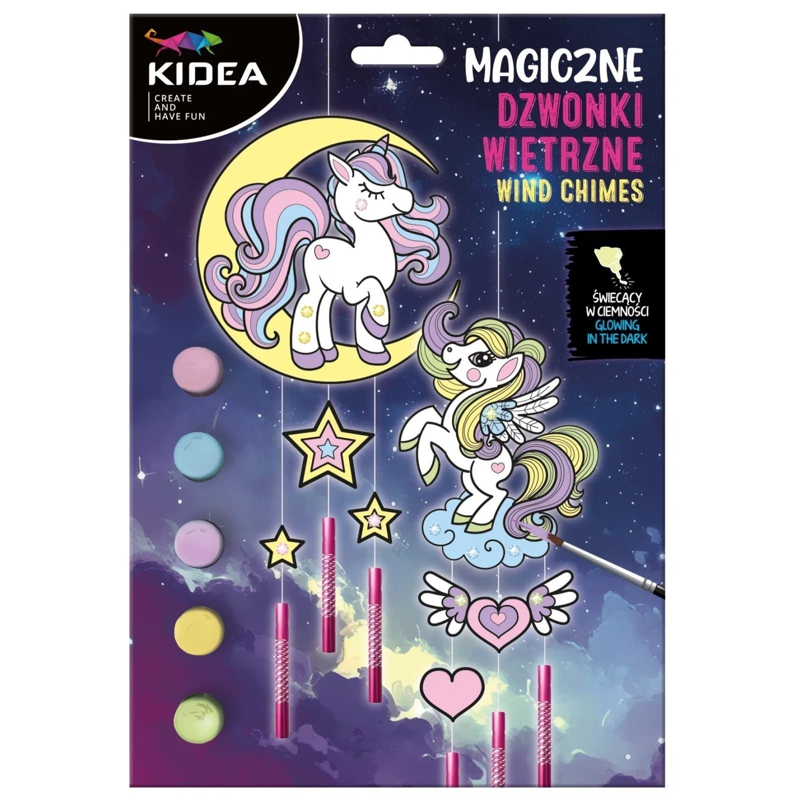 Magiczne Dzwonki Wietrzne Kidea Świecące w Ciemności