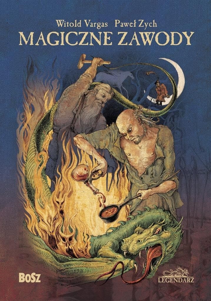 Magiczne zawody Kowal czarodziej alchemik Witold Vargas Paweł Zych 208 stron