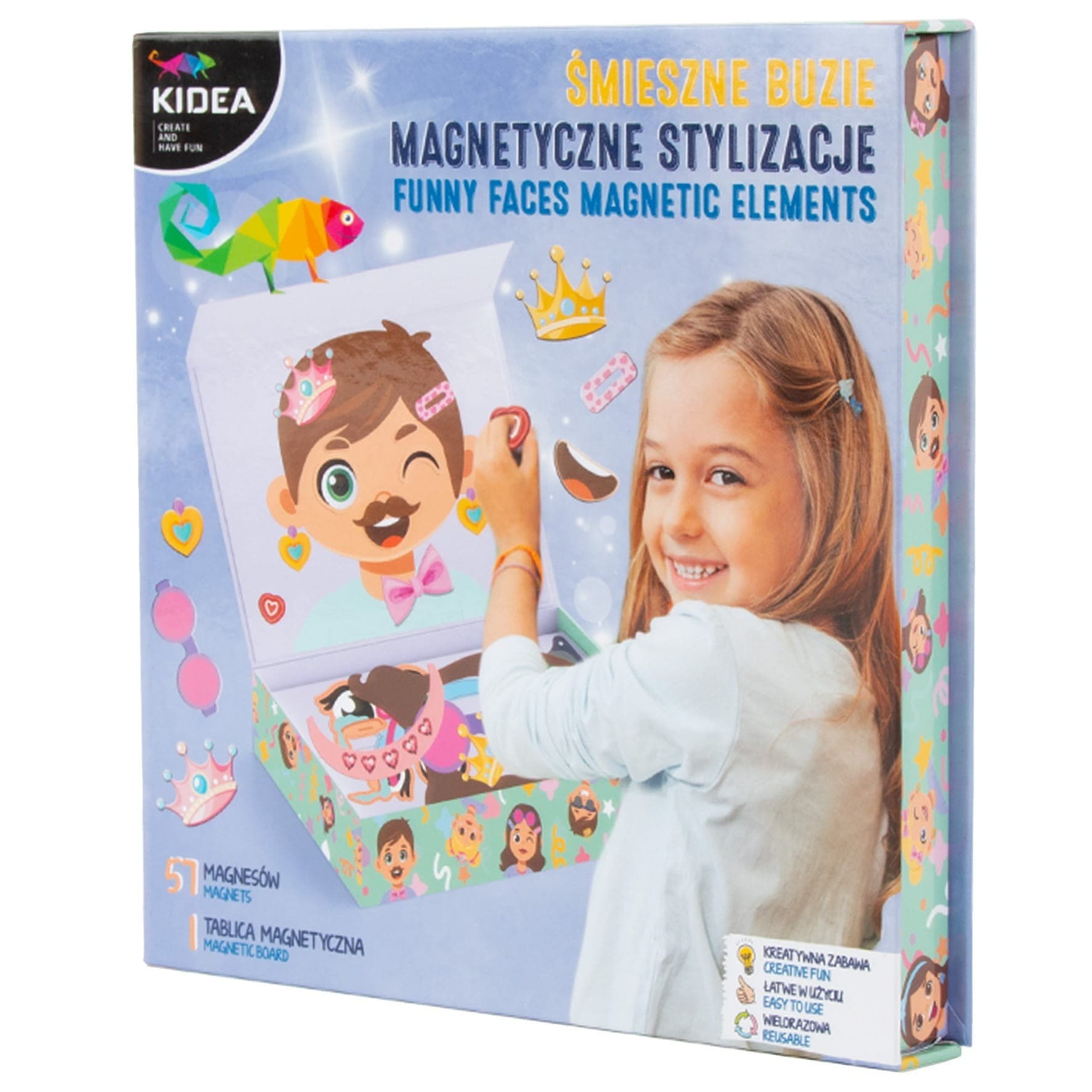 Magnetyczne Stylizacje Kidea Śmieszne Buzie