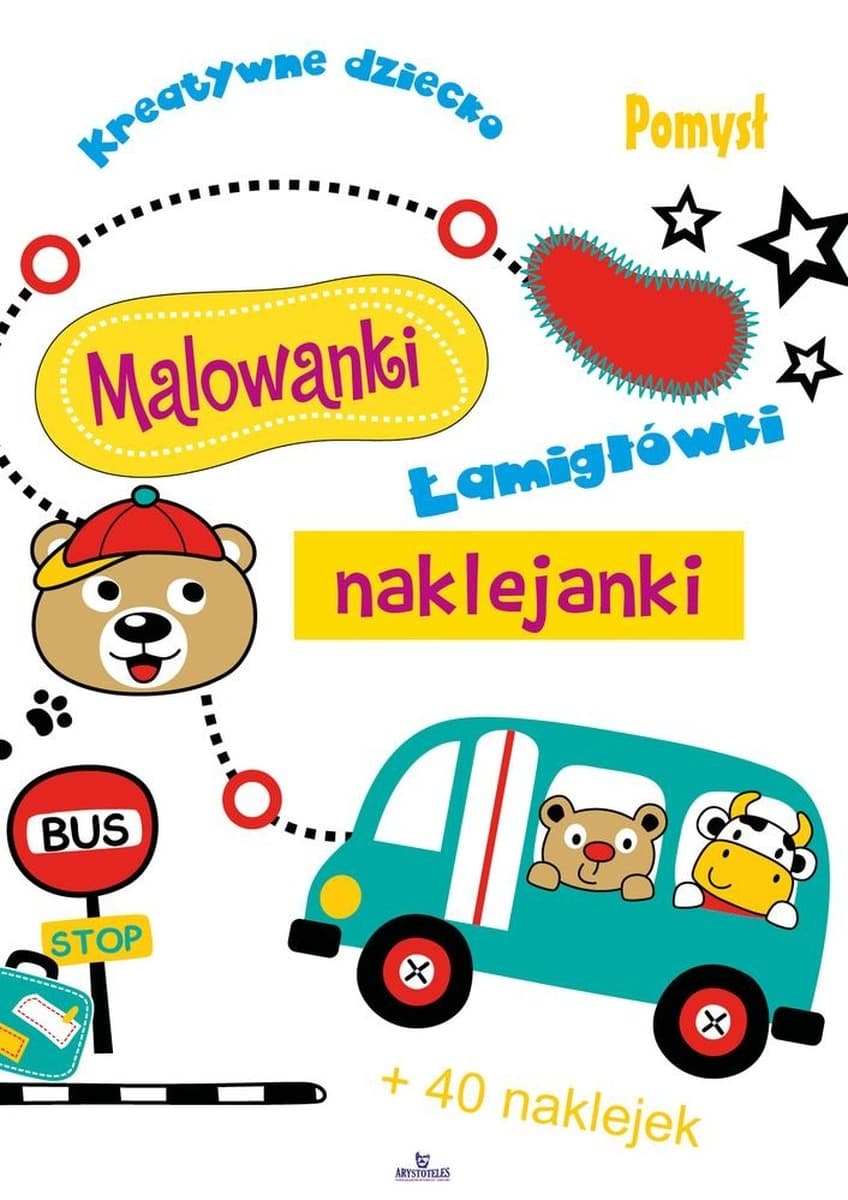 Malowanki Naklejanki - książka dla dzieci