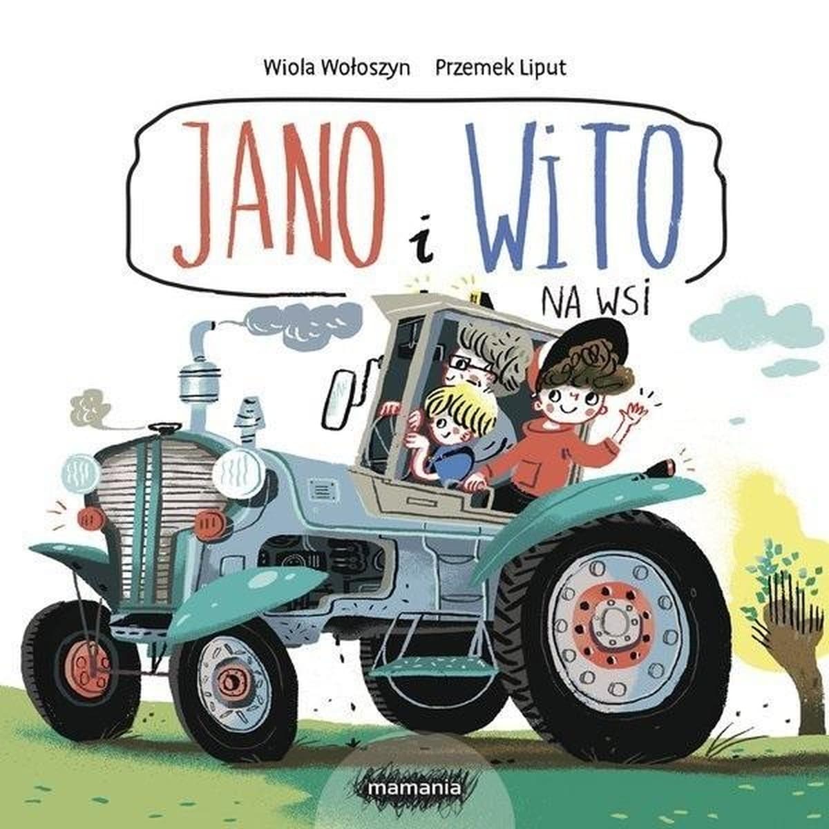 Mamania Jano i Wito na wsi - książka sensoryczna dla dzieci