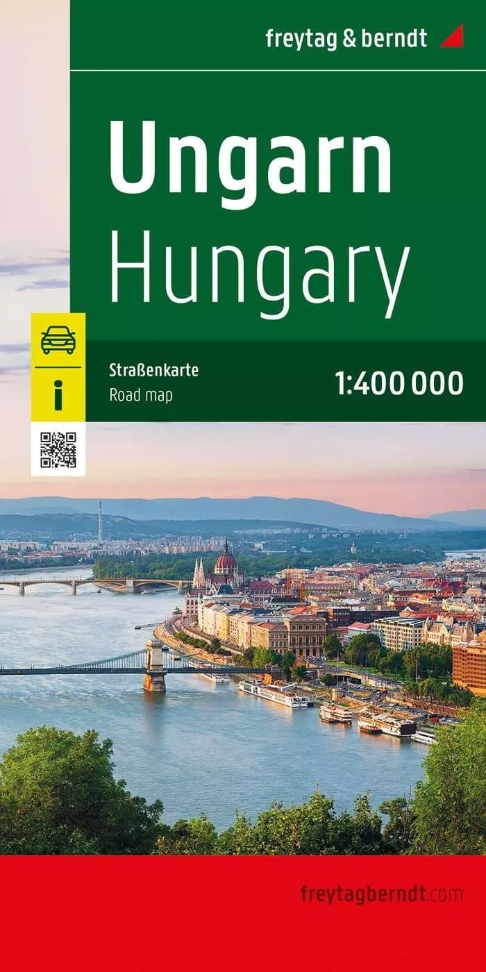 Mapa Węgry 1:400 000
