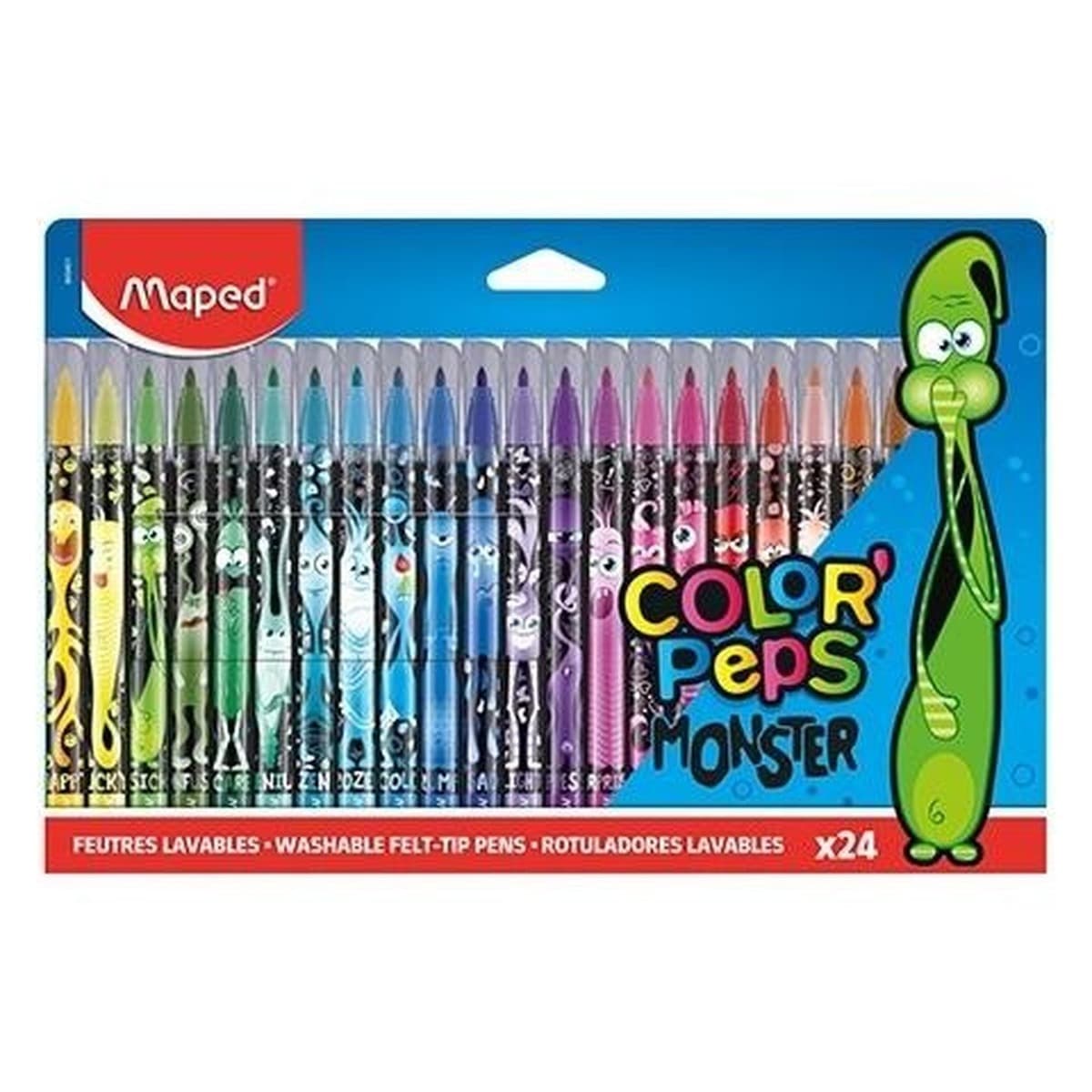 Maped Color'Peps Monster Flamastry 24 kolory