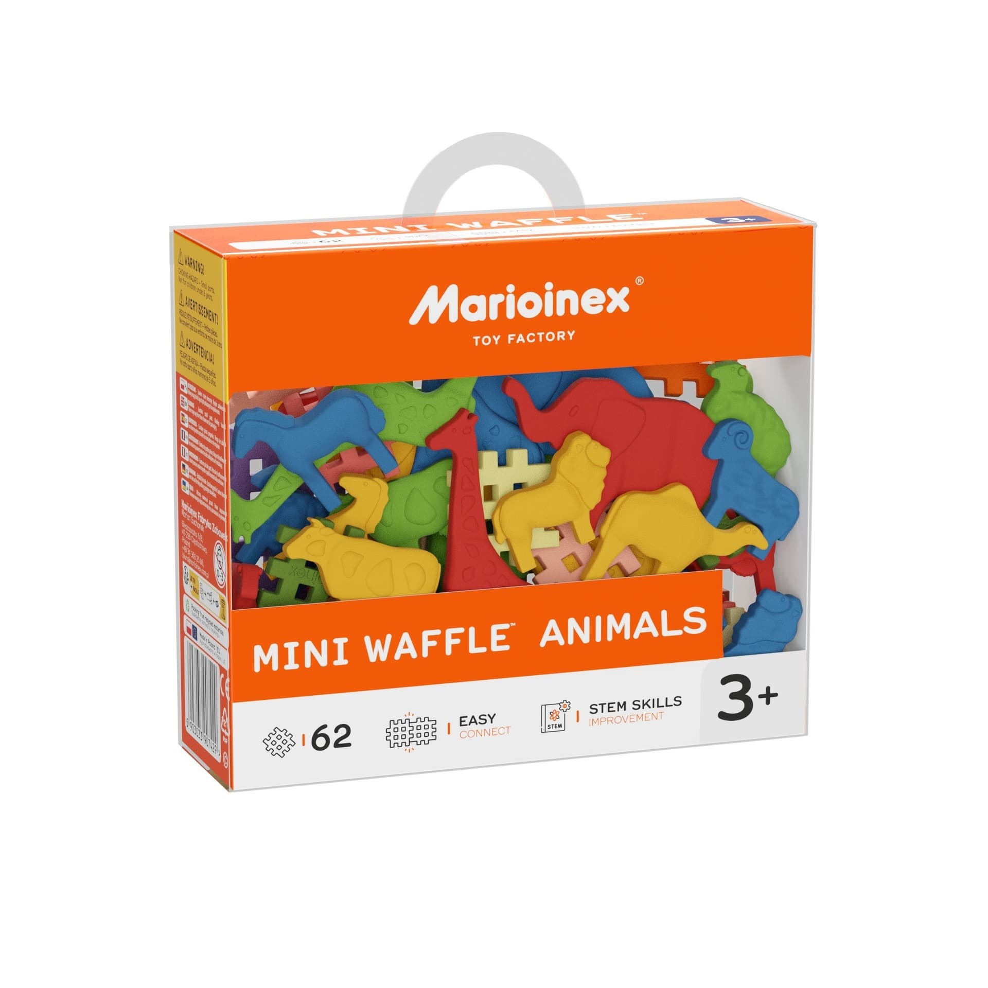 Marioinex Klocki Konstrukcyjne mini Zwierzęta 62 el