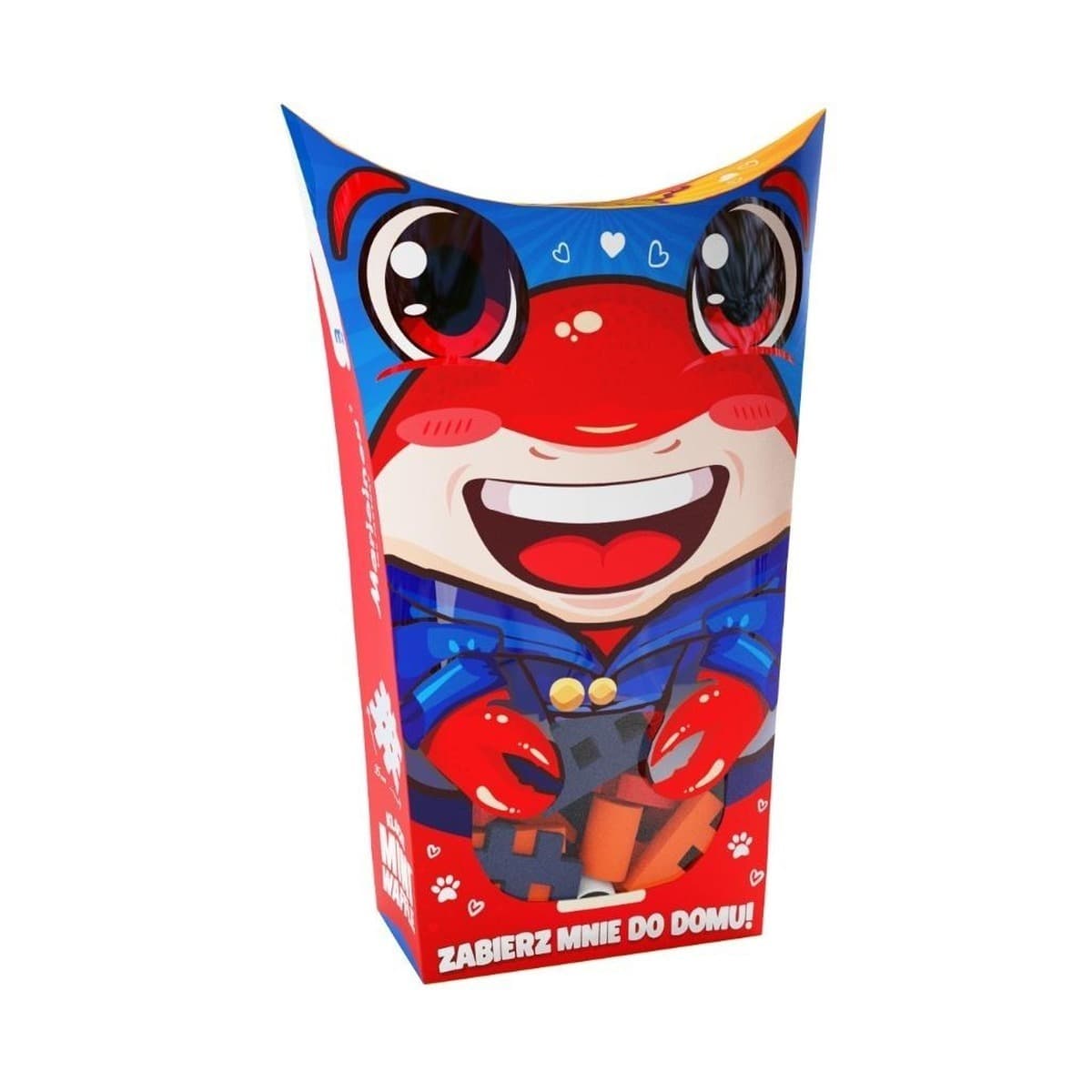 Marioinex Mini Waffle Pocket Pets Krab 33 elementy - klocki konstrukcyjne