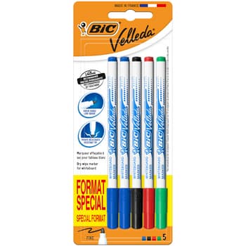 Marker Suchościeralny BIC Velleda Fine 1721 5 sztuk