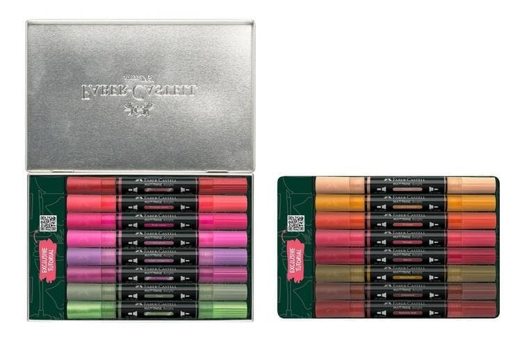 Markery akrylowe Multimark 16 kolorów Faber-Castell