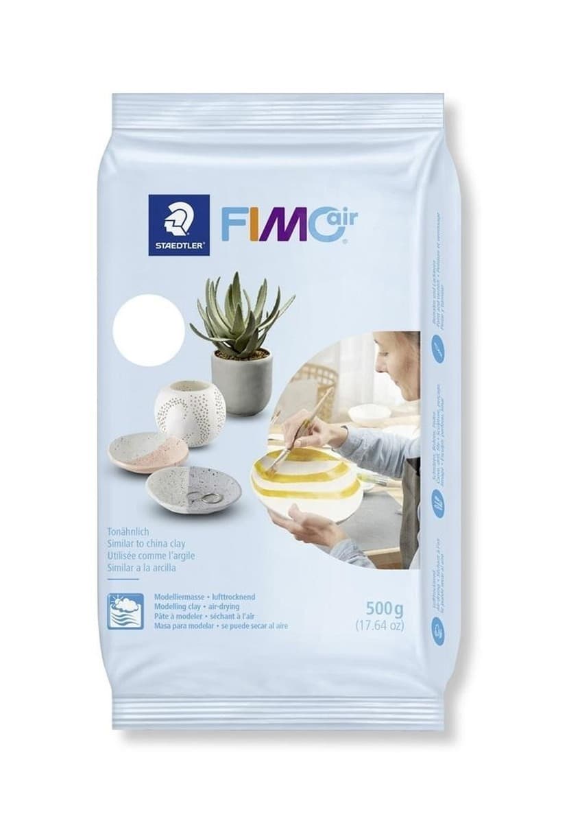 Masa modelarska lekka Fimo Air biała 350g