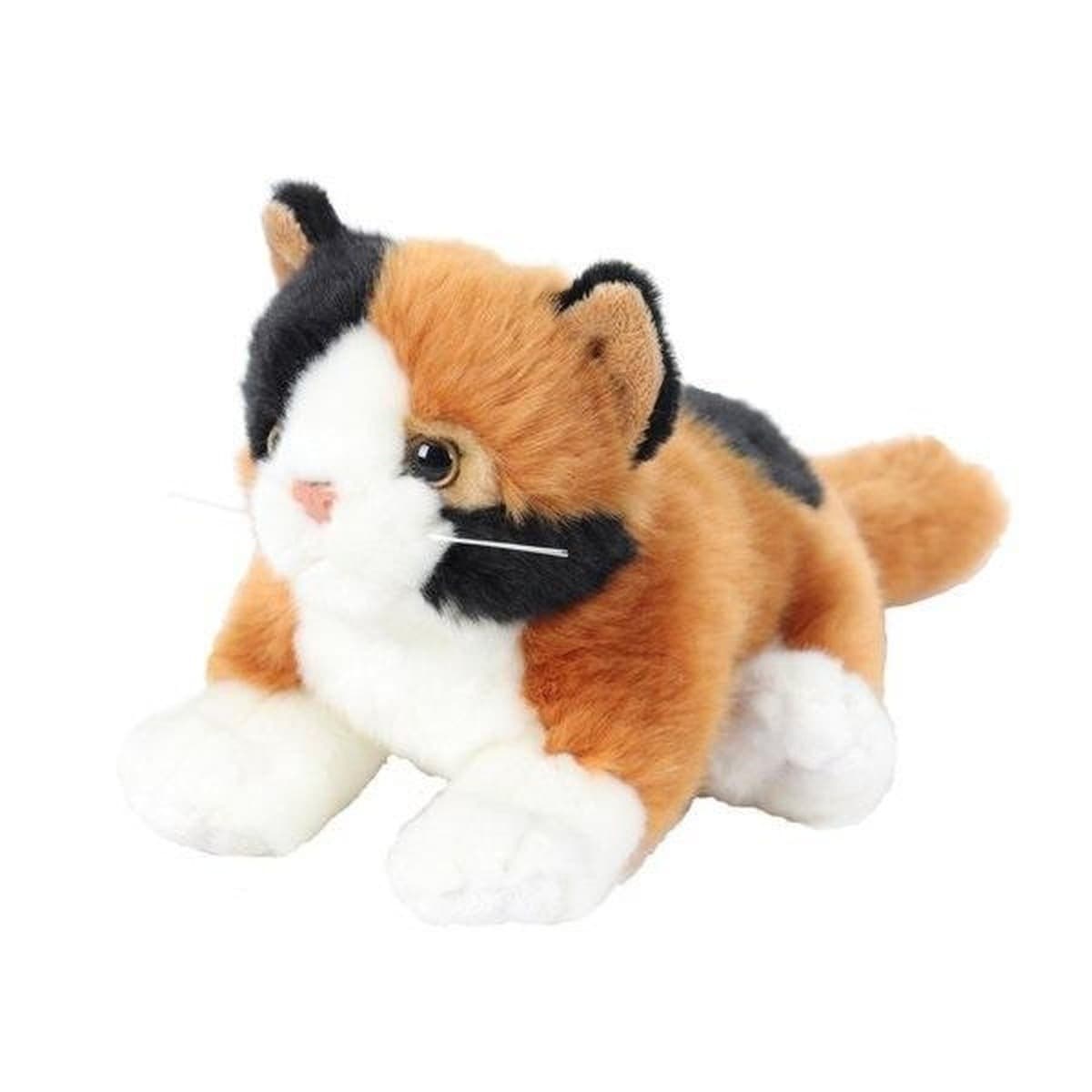 Maskotka ZOO Kot leżący brązowy 30cm