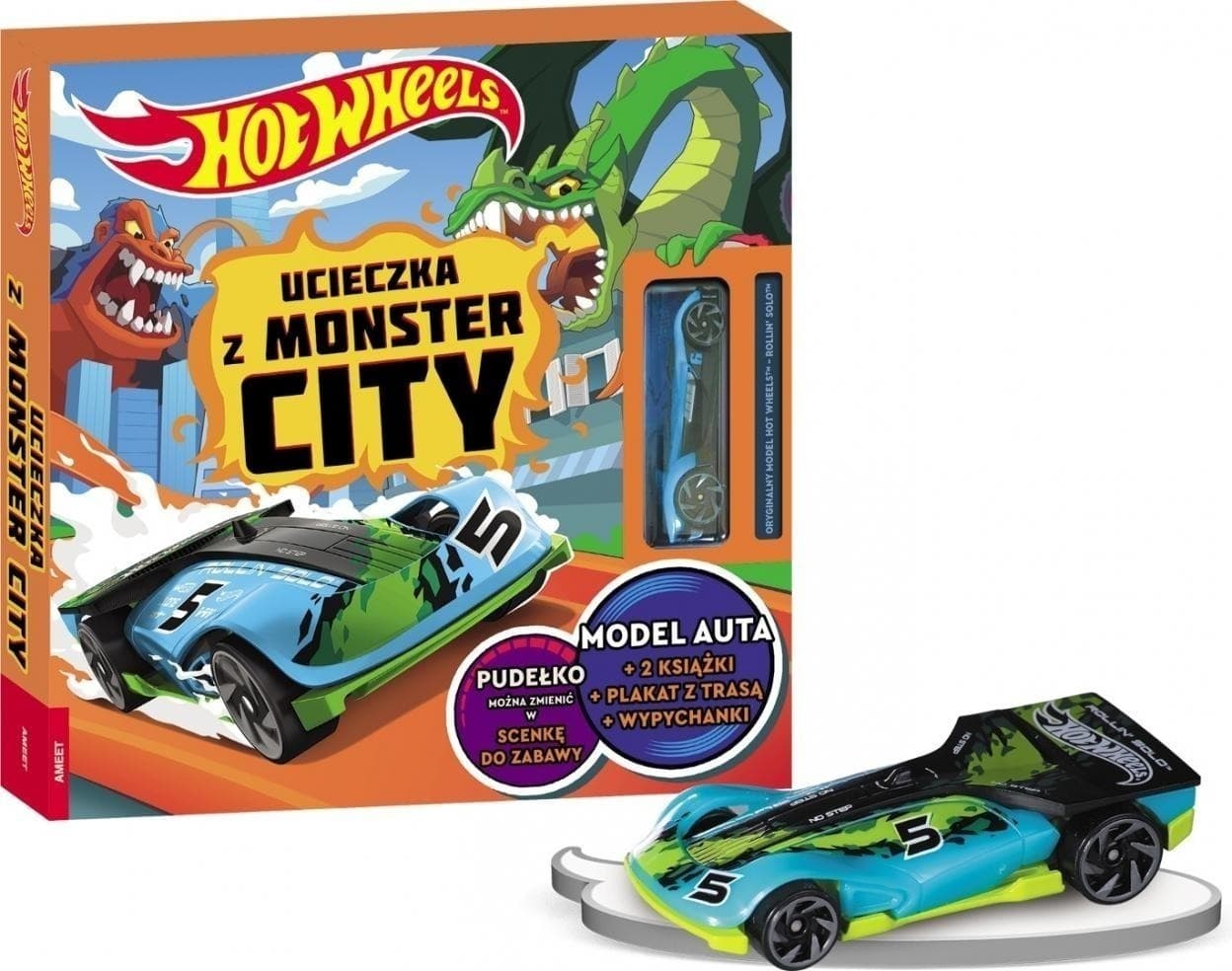 Mattel Hot Wheels Ucieczka z Monster City ABM 1601