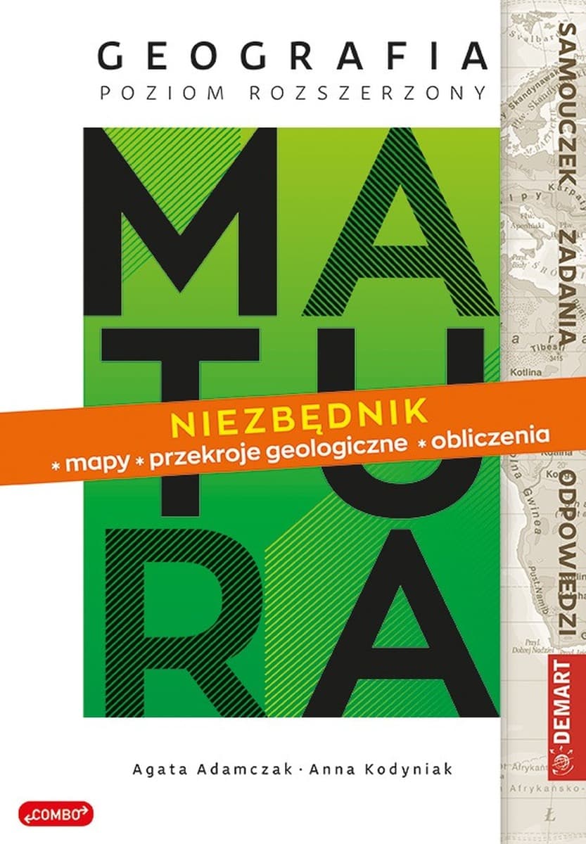 Matura Geografia Niezbędnik mapy przekroje zadania obliczeniowe