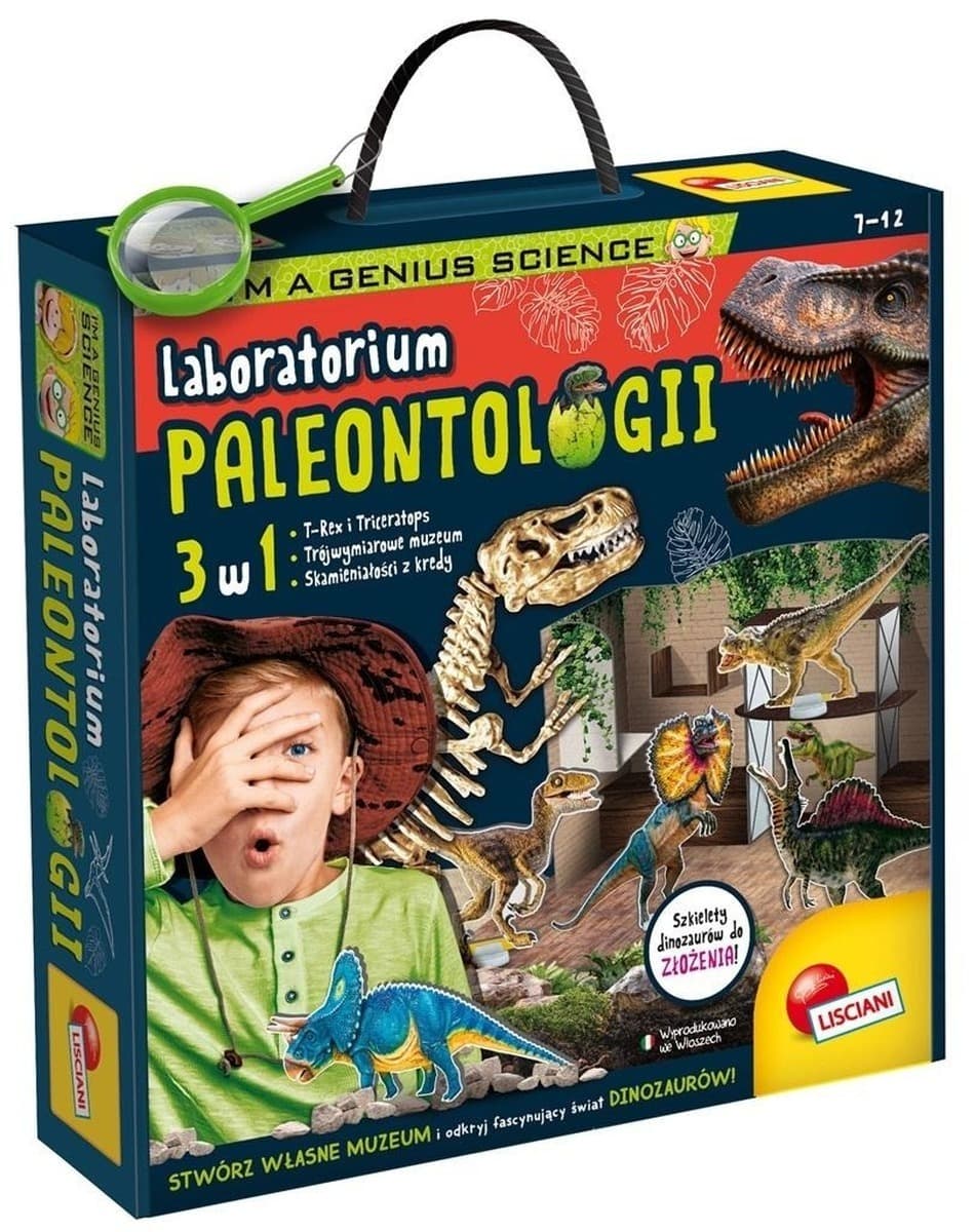 Mały Geniusz Laboratorium Paleontologii Zestaw Edukacyjny