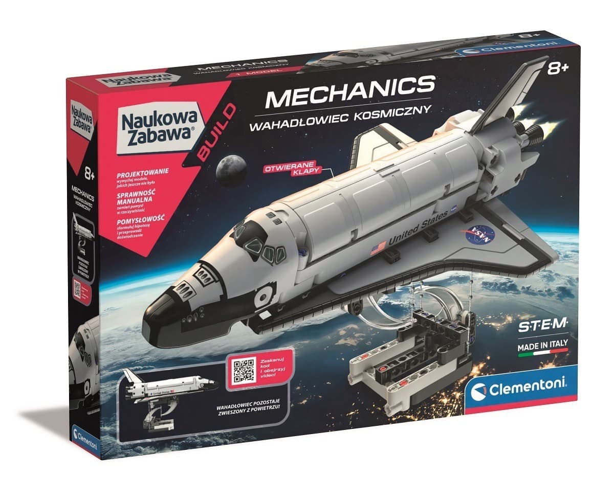 Mechaniczny model wahadłowca kosmicznego do składania