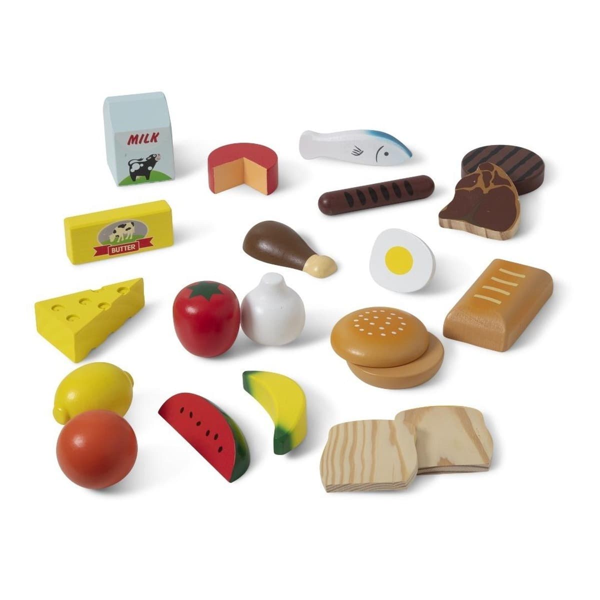 Melissa & Doug Drewniane jedzenie do zabawy dla dzieci
