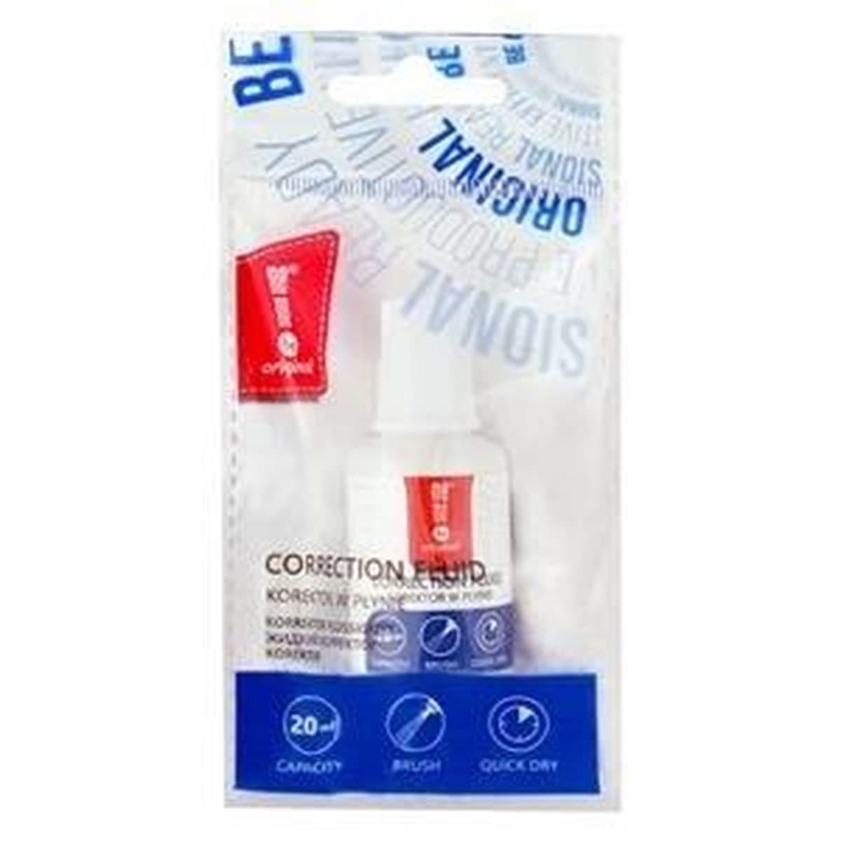 MemoBe Korektor w płynie z pędzelkiem, 20 ml
