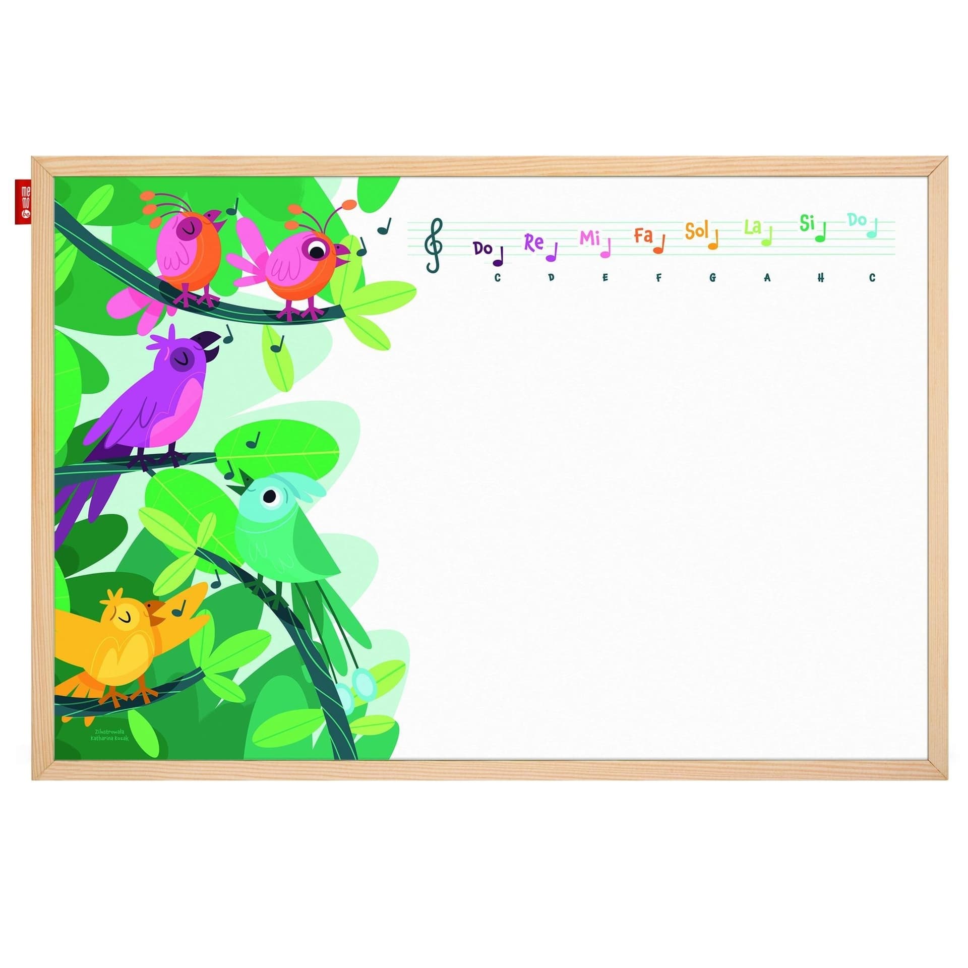 MemoBe Tablica edukacyjna Music adventure! 60x40 cm