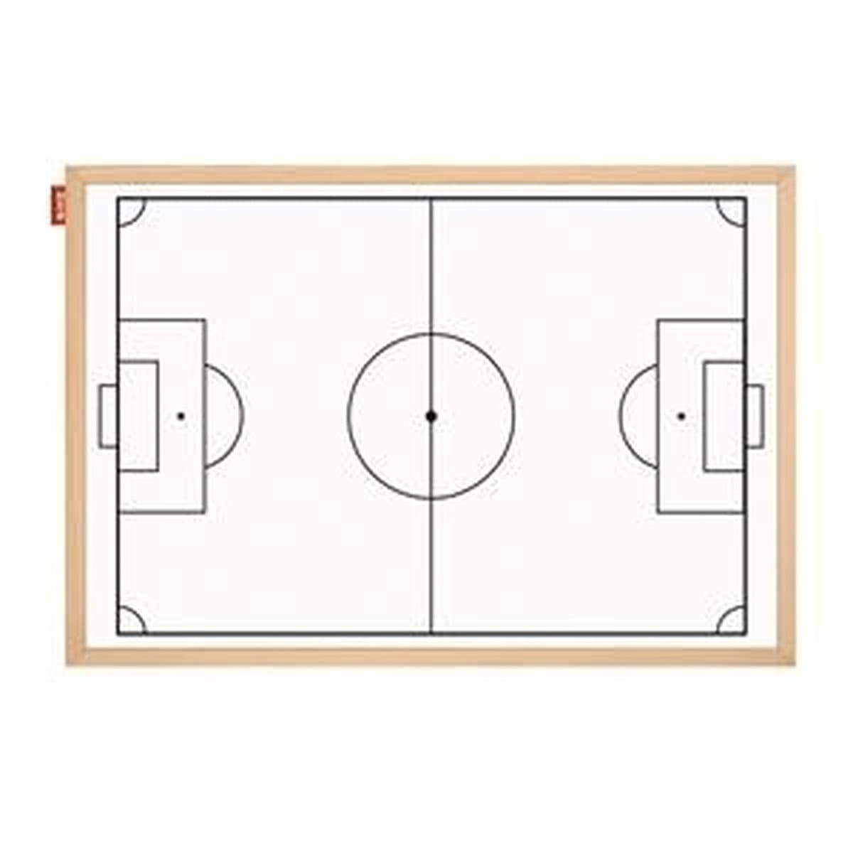 MemoBe Tablica taktyczna suchościeralna magnetyczna biała boisko 90x60 cm