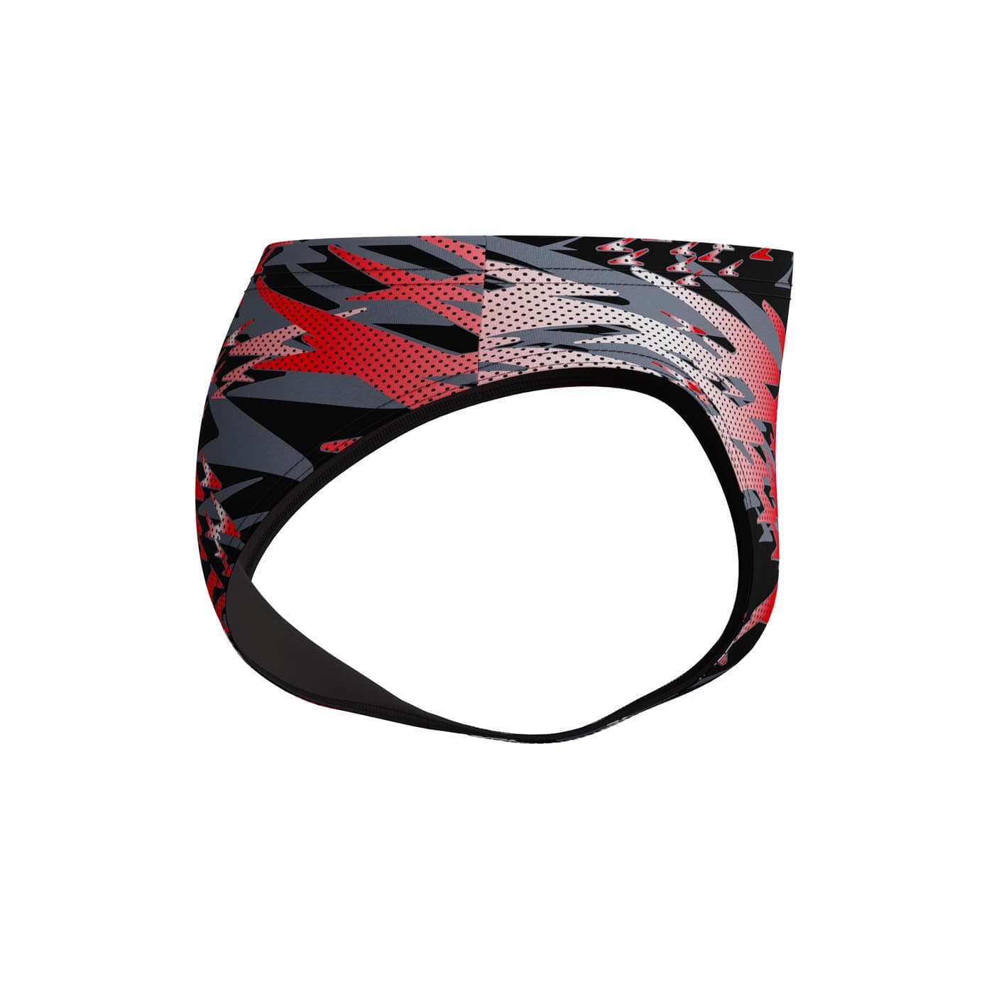 Męskie Kąpielówki Speedo HYPERBOOM PRINT BRIEF 2.5'' BLACK/RED Rozmiar 38