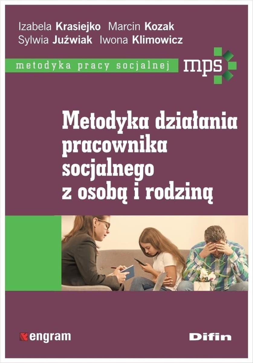 Metodyka działania pracownika socjalnego - Krasiejko, Kozak, Juźwiak, Kli 226 stron