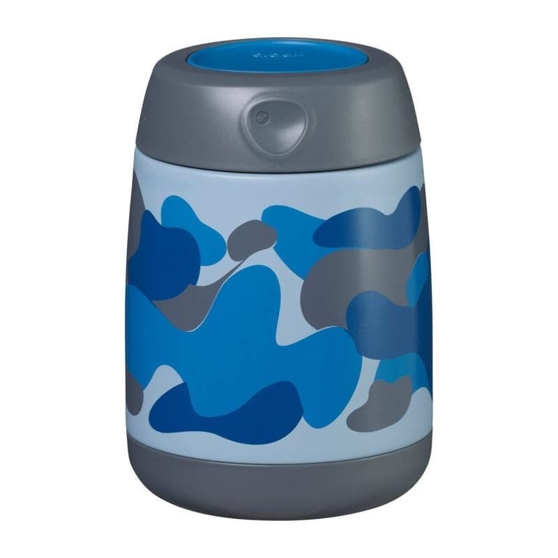 Termos na jedzenie stal nierdzewna 210 ml blue camo