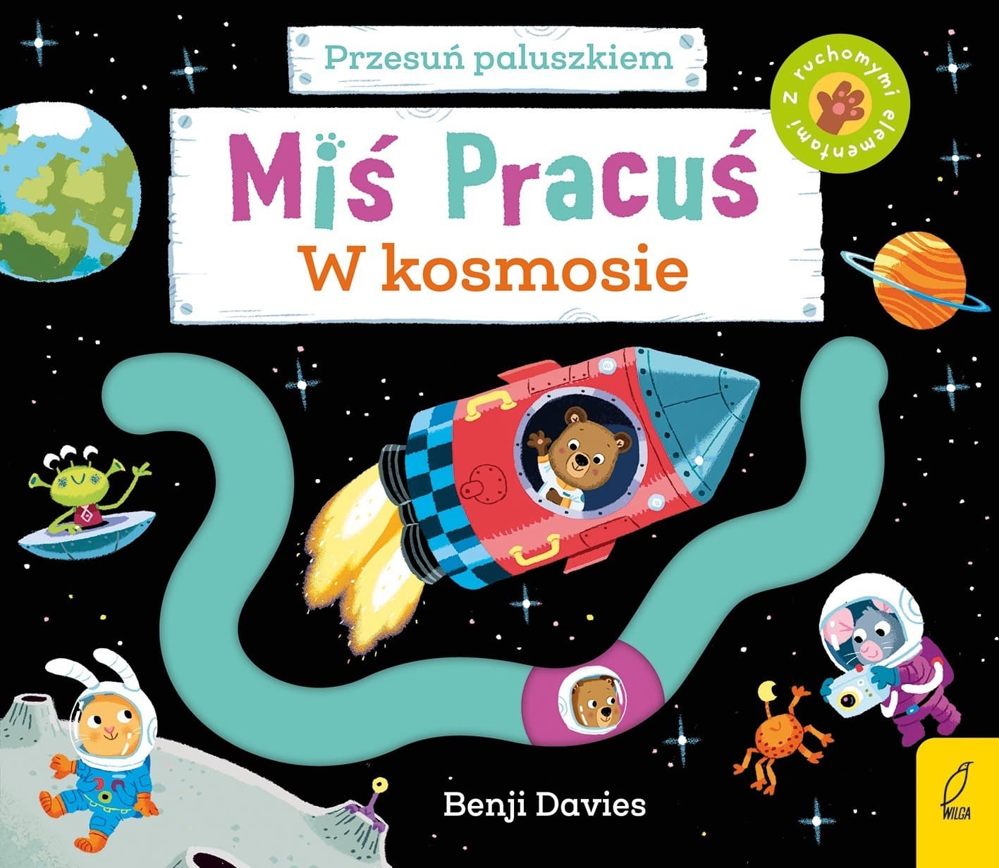 Miś Pracuś w żłobku. Książeczka z ruchomymi elementami