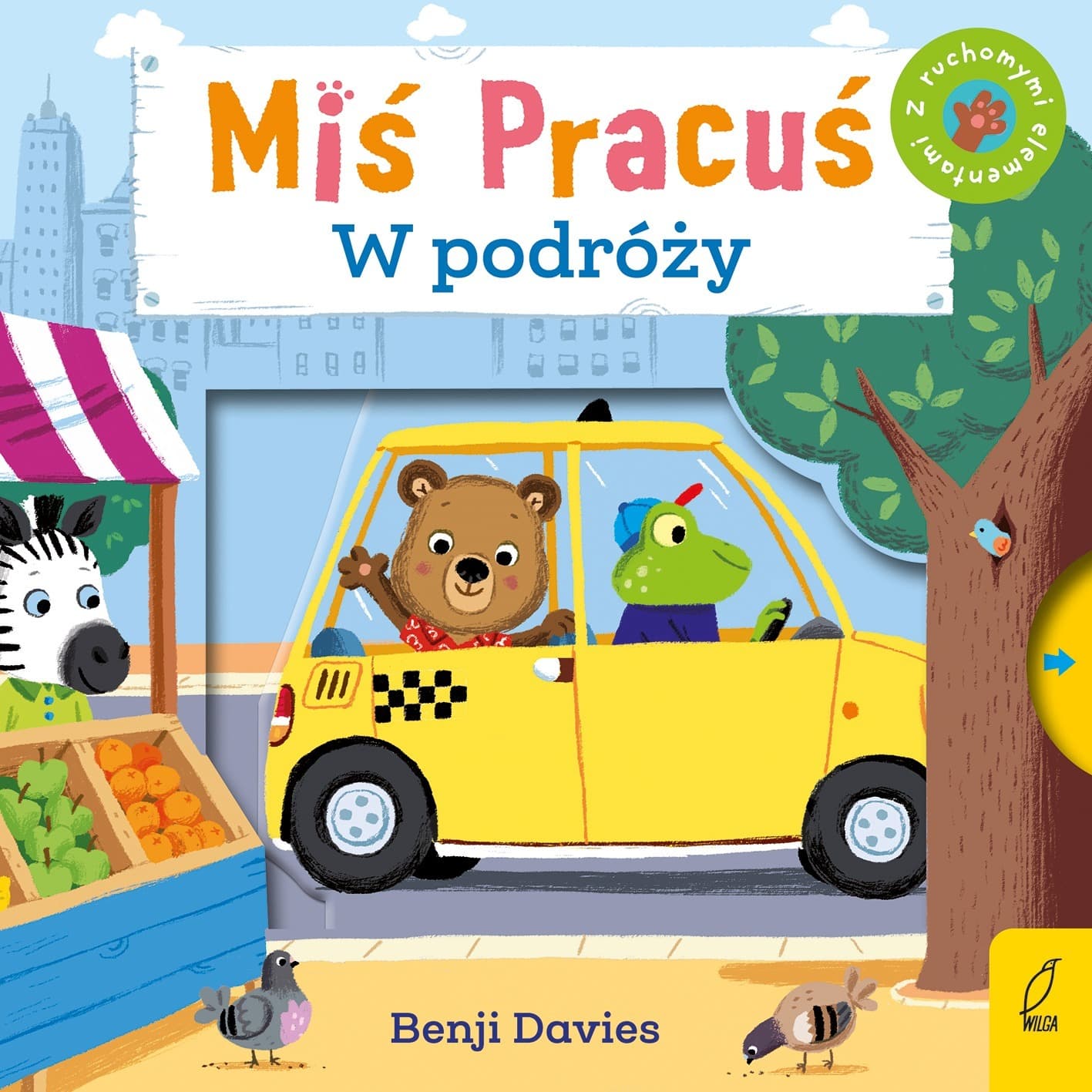 Miś Pracuś w podróży. Książeczka z wysuwanymi elementami