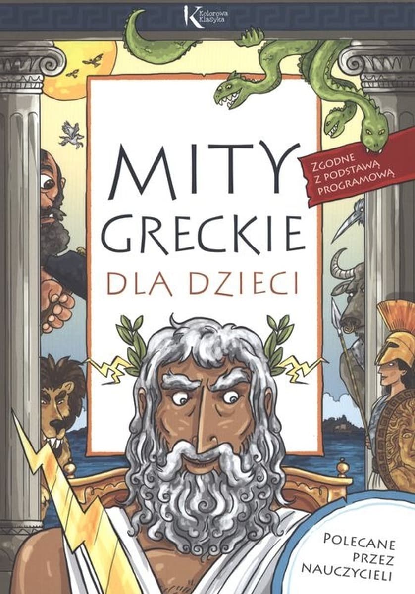 Mity greckie dla dzieci kolor BR