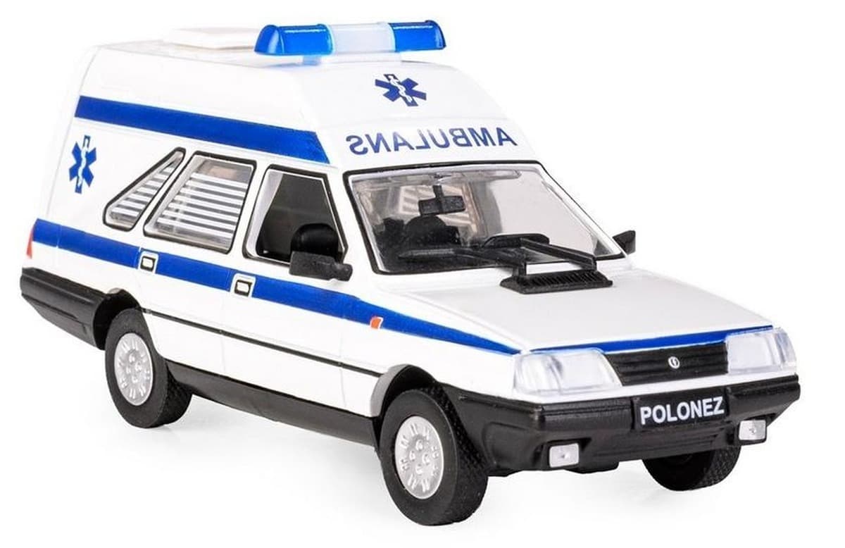 Model samochodu Polonez Cargo Ambulans Daffi skala 1:43