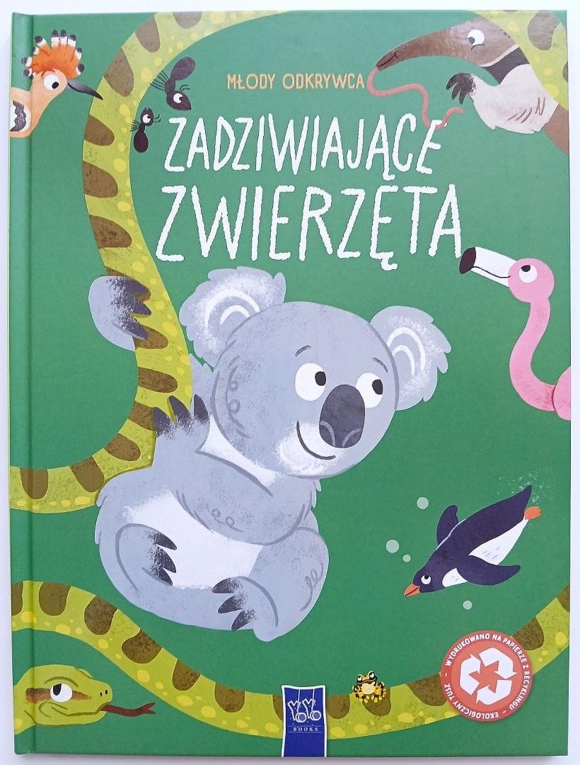 Młody odkrywca. Zadziwiające zwierzęta - książka dla dzieci 32 strony