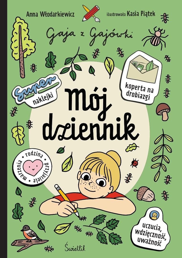 Mój dziennik Gaja z Gajówki 160 stron twarda oprawa