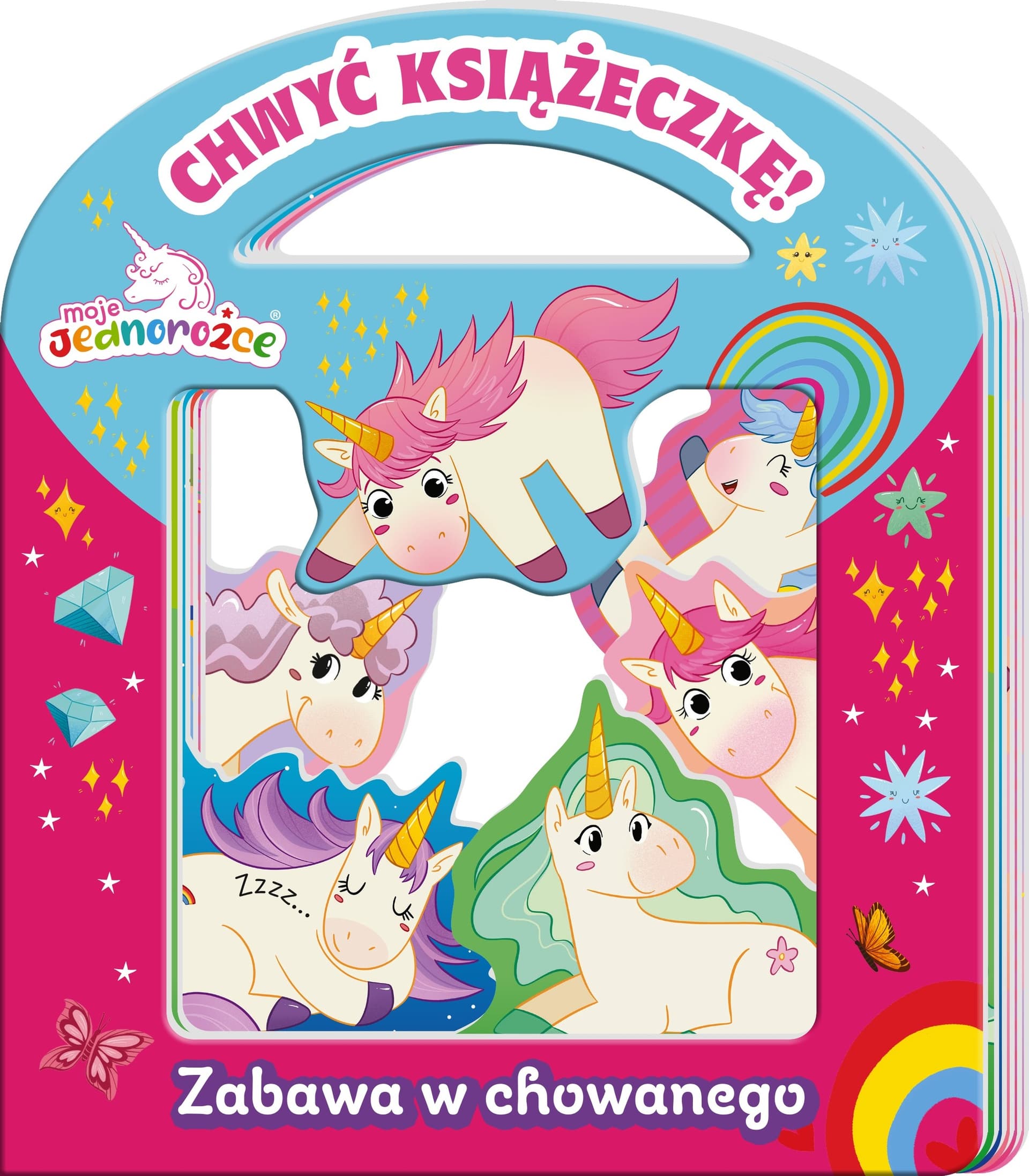 Moje jednorożce - Zabawa w chowanego - Chwyć Książeczkę