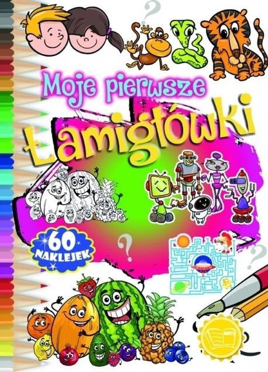 Moje pierwsze łamigłówki - Książeczka edukacyjna dla dzieci