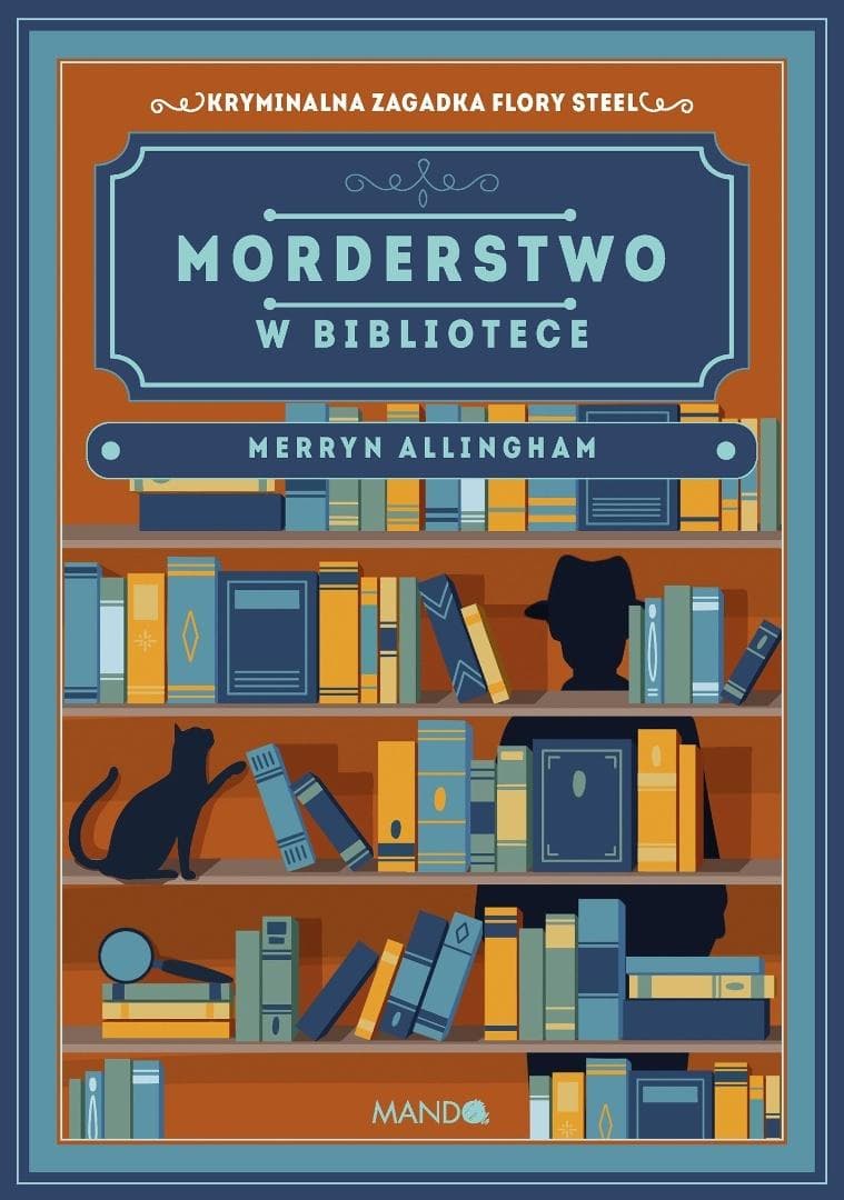Morderstwo w bibliotece - Merryn Allingham kryminał 336 stron
